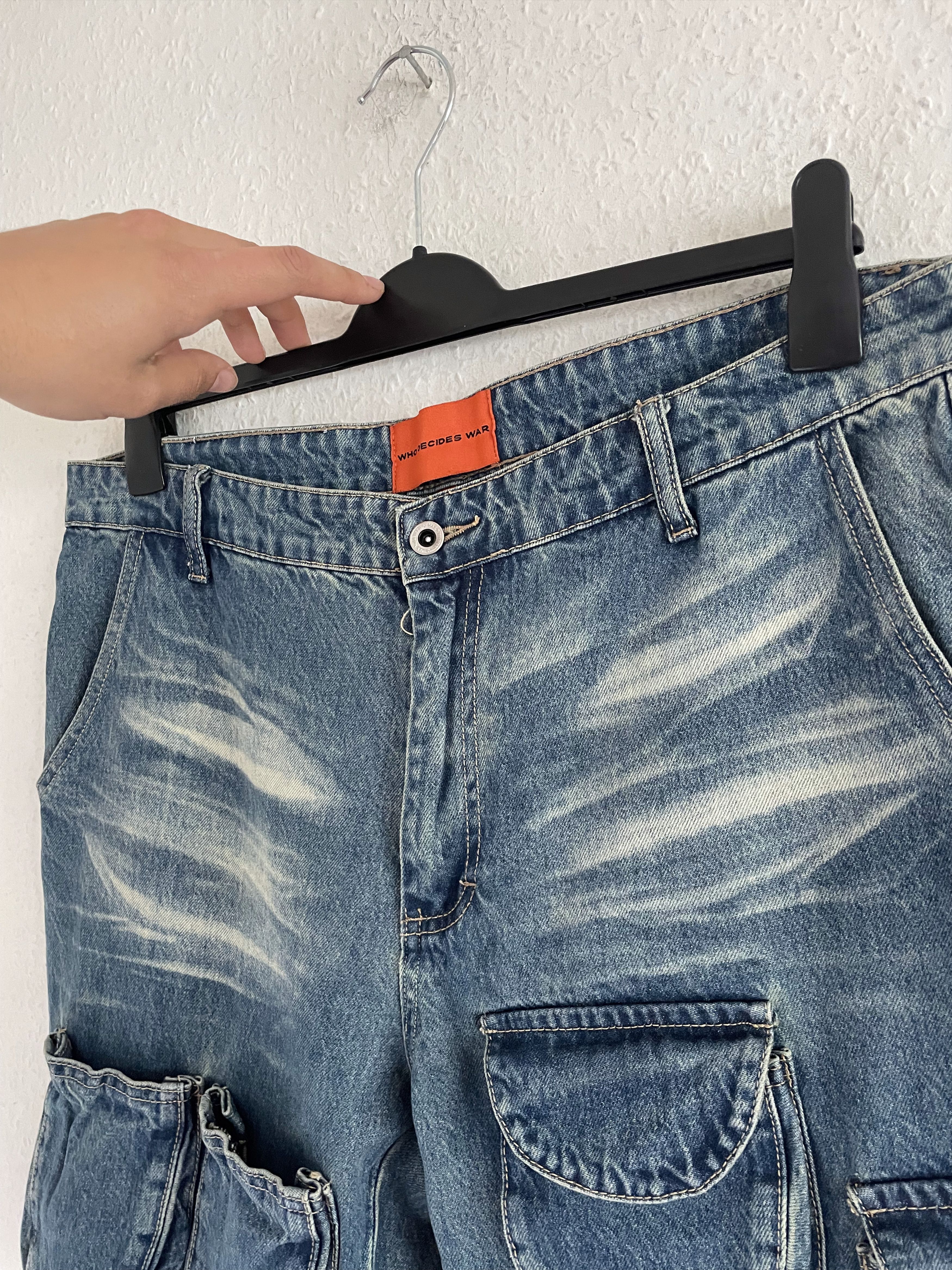Who Decides War Arch Knee Cargo Jeans Size US 36 / EU 52 - 10 Thumbnail