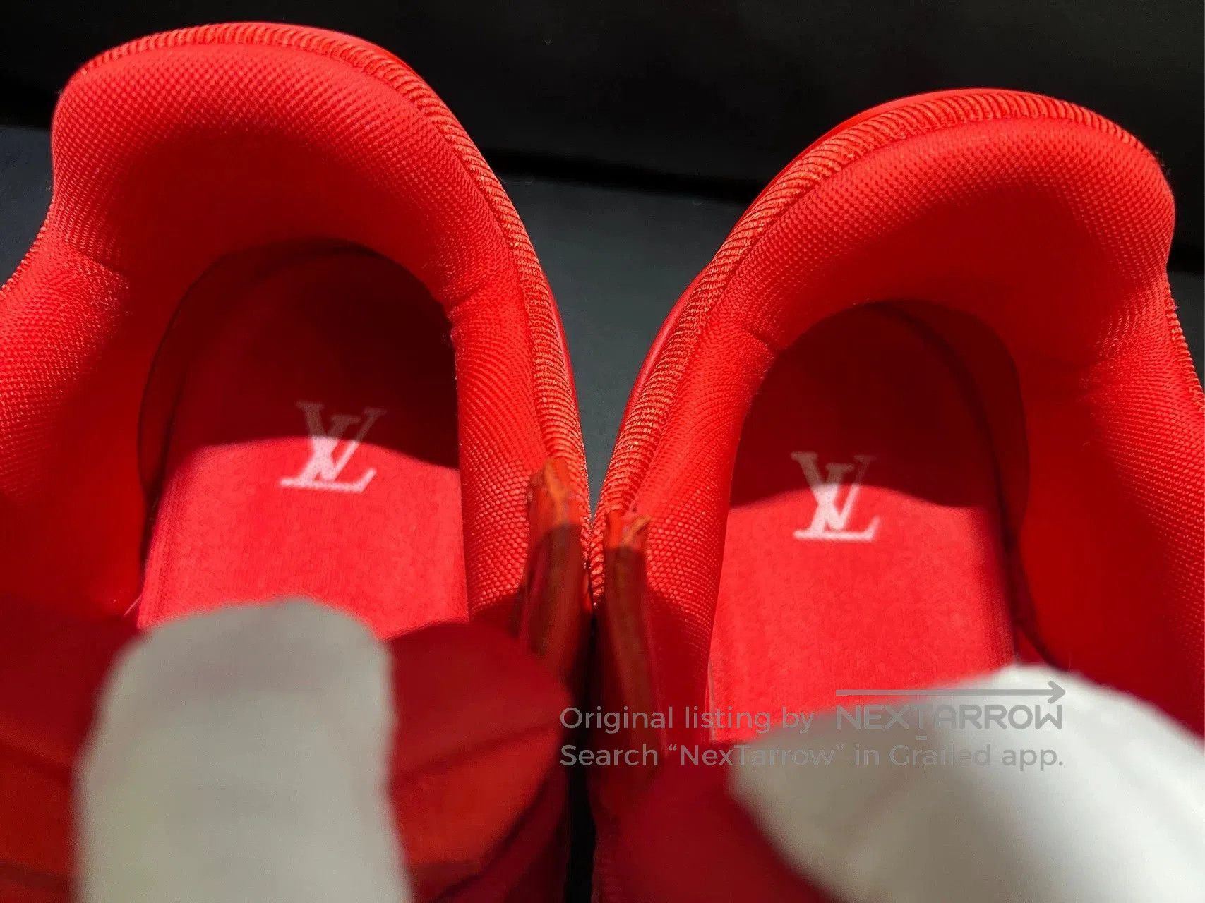 Louis Vuitton Louis Vuitton Trainer Red Sneakers Size 41.5. Size US 8 / EU 41 - 5 Thumbnail