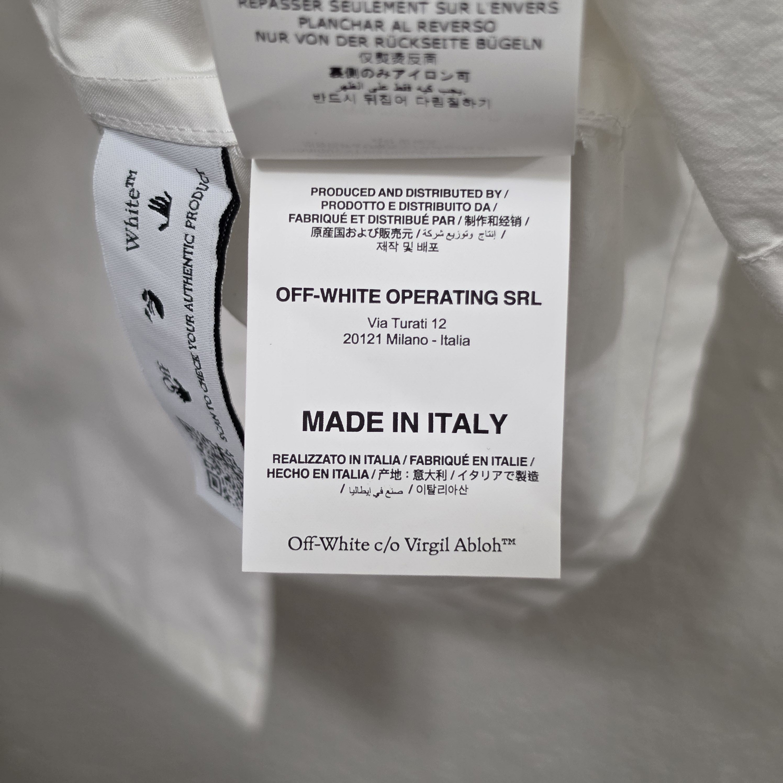 Off-White Exactly Opposite camp collar shirt Size US XL / EU 56 / 4 - 11 Thumbnail