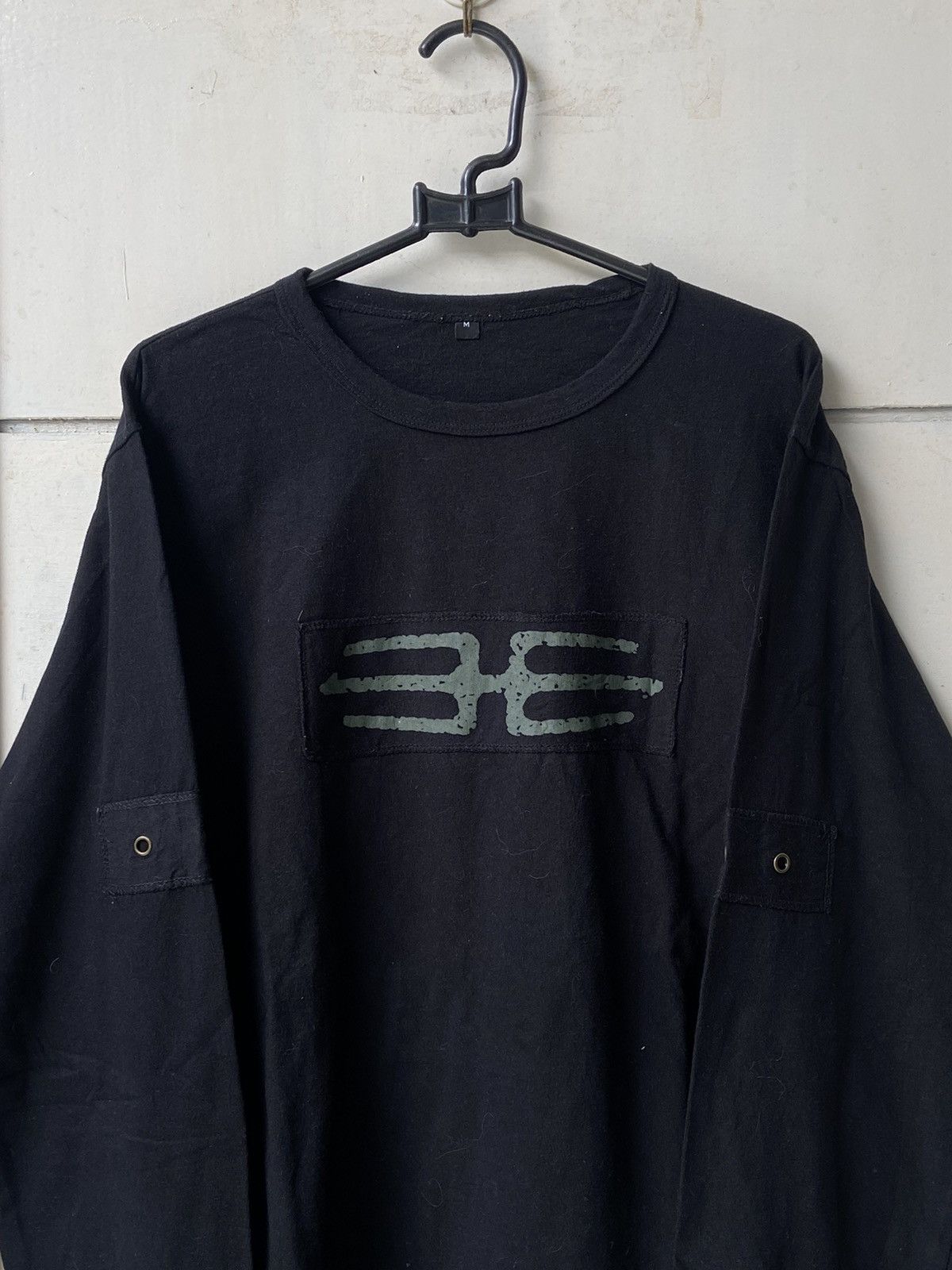 Designer PSYLO Black Long Sleeve T-Shirt Size US M / EU 48-50 / 2 - 3 Thumbnail