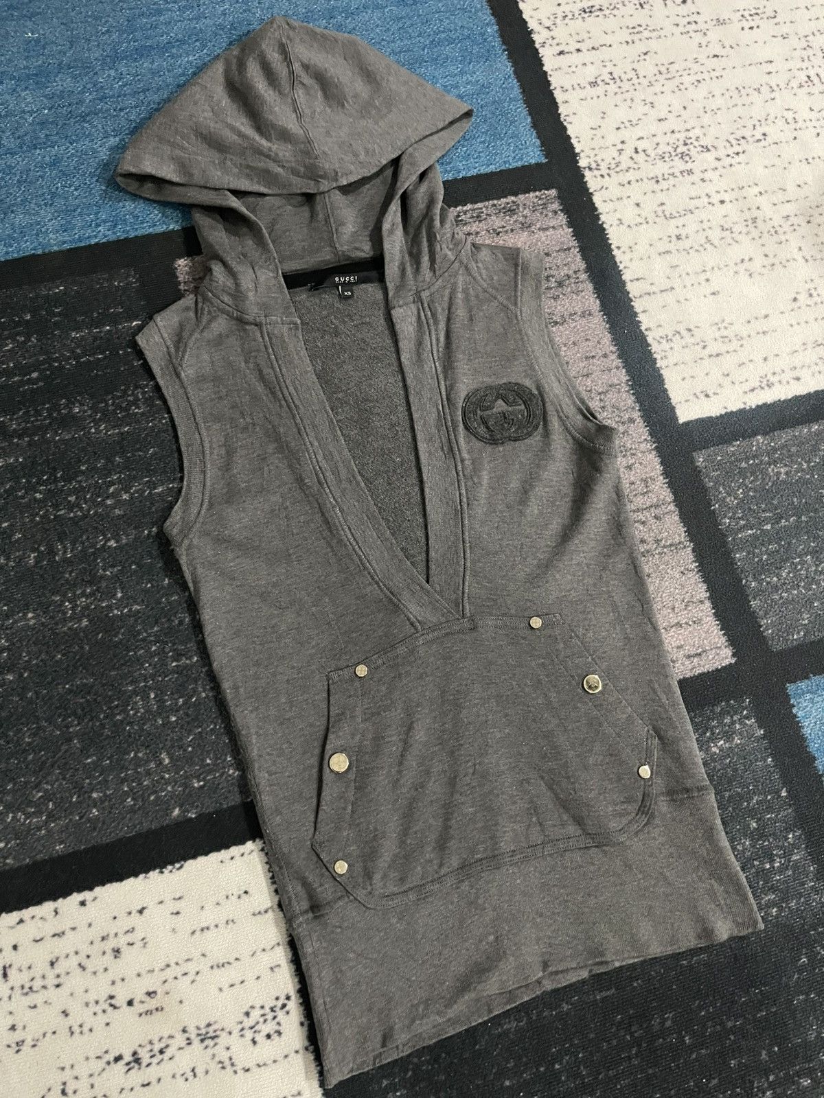 Gucci GG Gucci SleeveLess Hoodie Size XS / US 0-2 / IT 36-38 - 5 Thumbnail