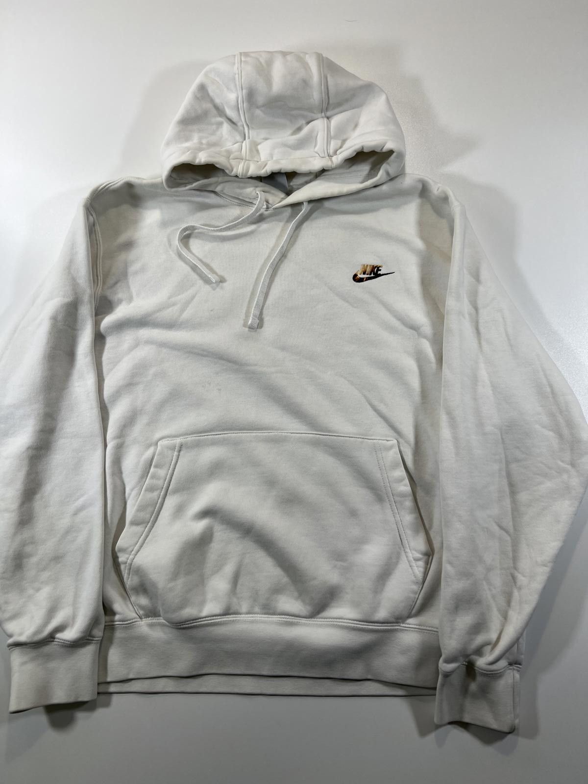 Nike Nike White Hoodie with Leopard Print Logo Size US L / EU 52-54 / 3 - 1 Thumbnail