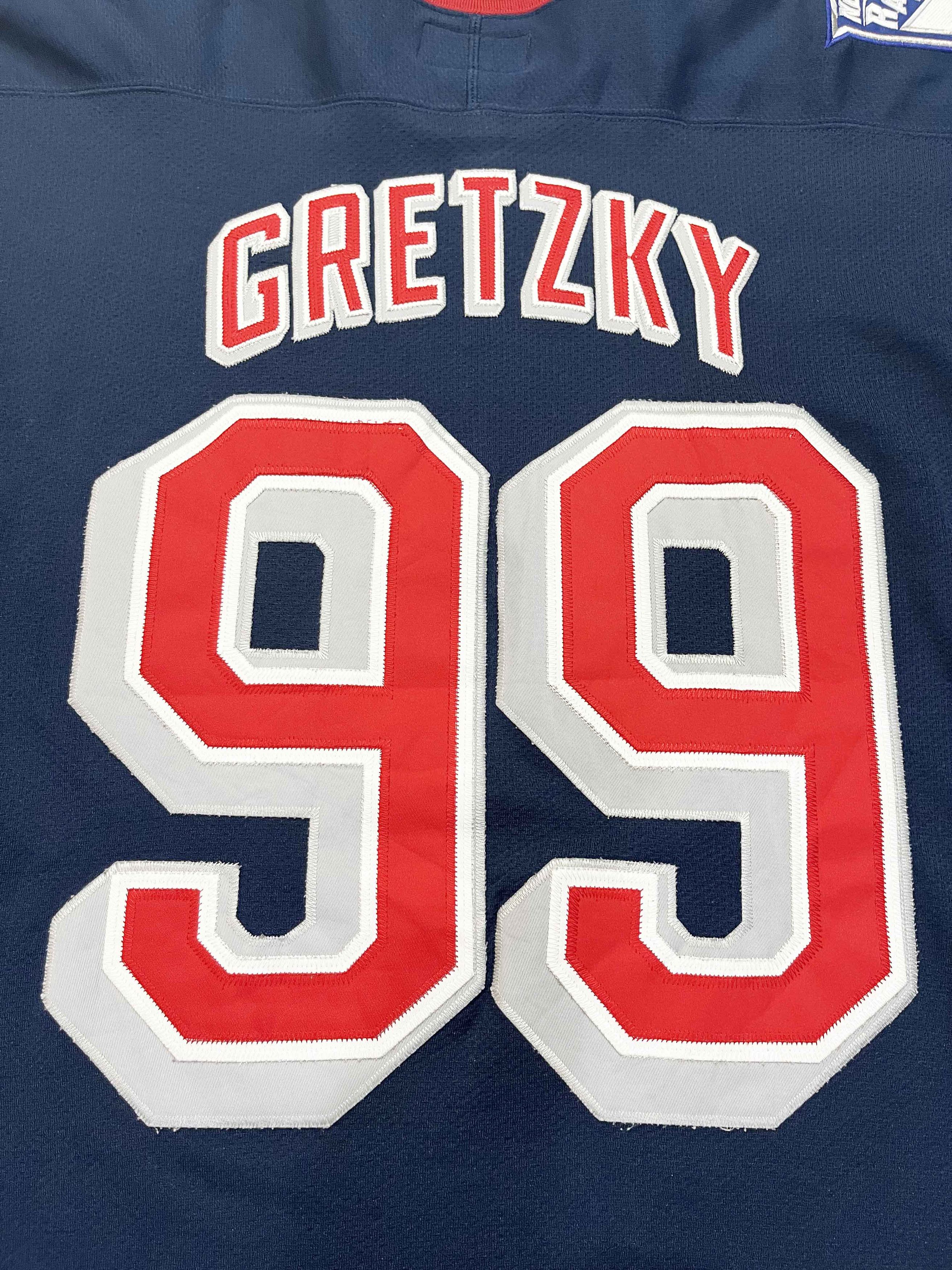Starter Vtg Starter New York Rangers GRETZKY #99 NHL Hockey Jersey Size US L / EU 52-54 / 3 - 5 Thumbnail