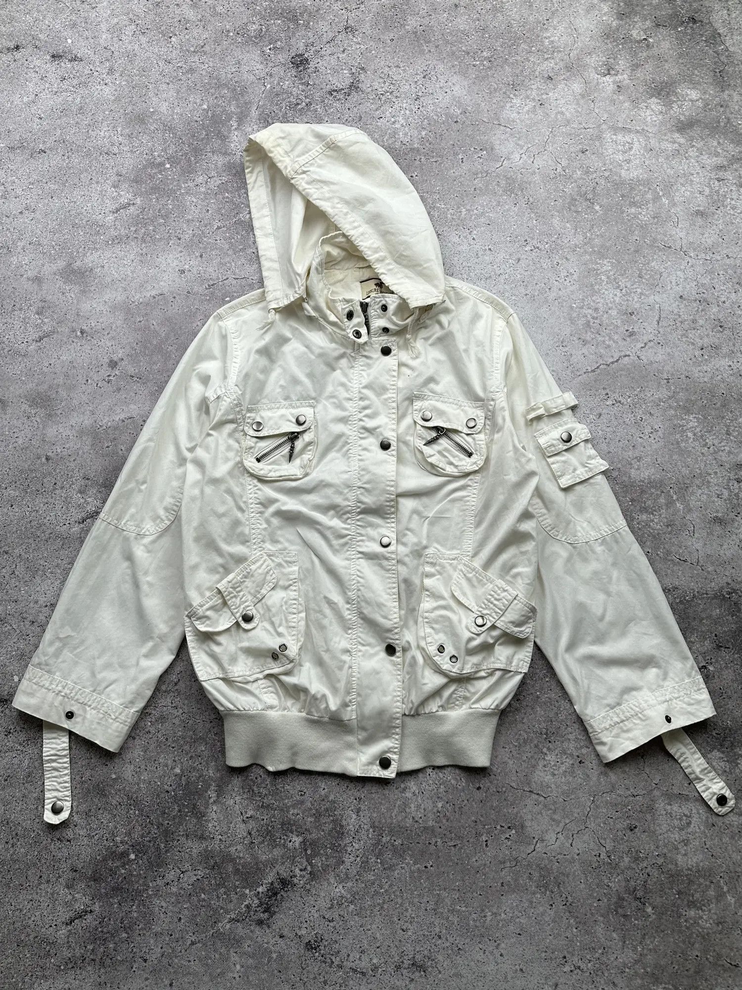 Japanese Brand Vintage Bondage Zipped Jacket C441(V434) Size US S / EU 44-46 / 1 - 1 Thumbnail