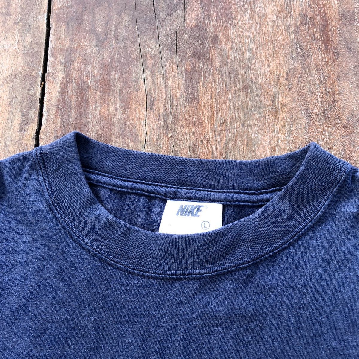 Vintage 90s Thrashed Faded Nike Big Swoosh Rare T Shirt