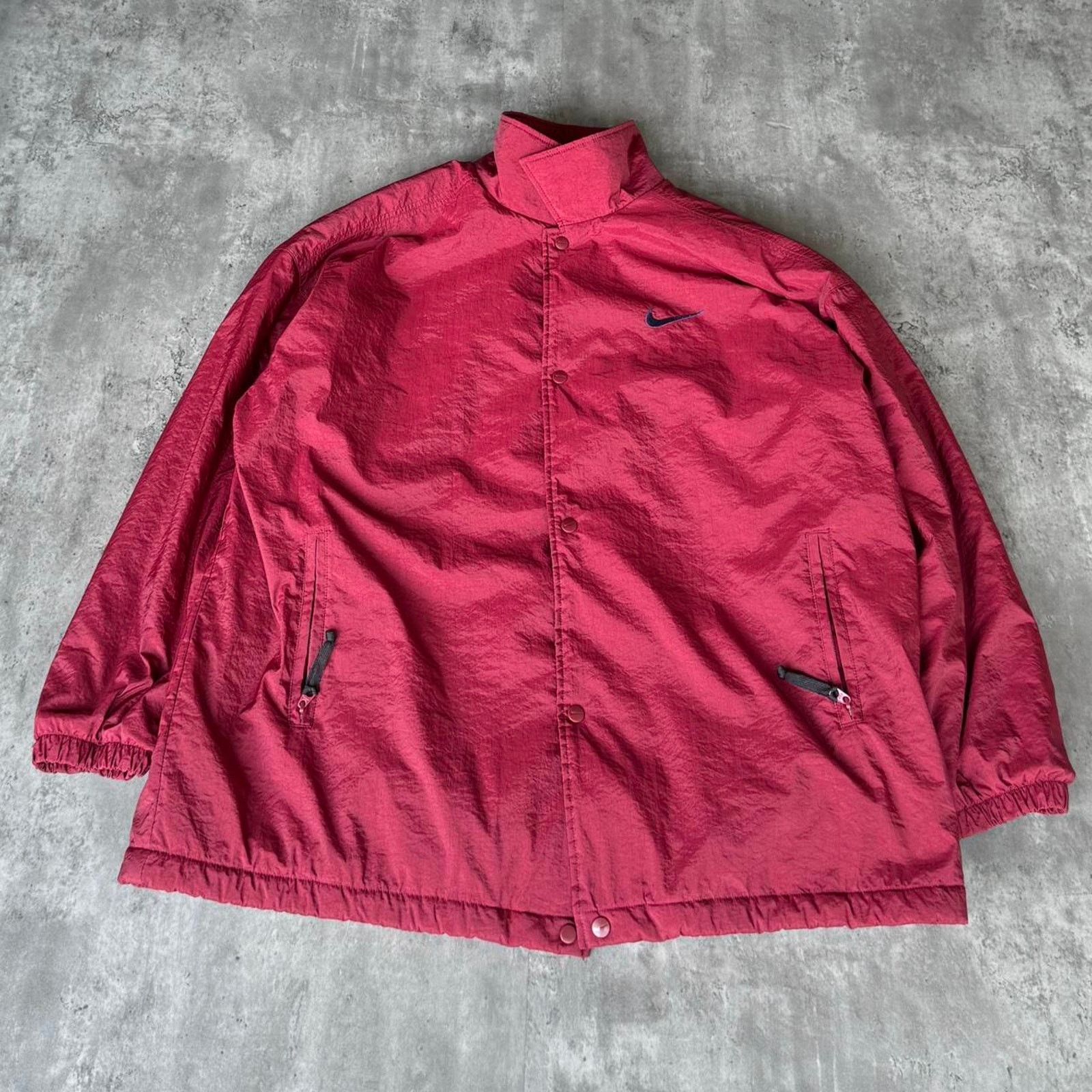 Nike × Nike ACG × Vintage Vintage 90s Nike Sherpa Lined Embroidered Heavyweight Jacket Size US XL / EU 56 / 4 - 1 Thumbnail