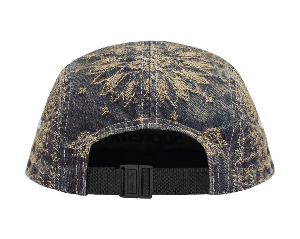 Supreme × Vintage Supreme Bandana Jacquard Denim Camp Cap Size ONE SIZE - 2 Thumbnail