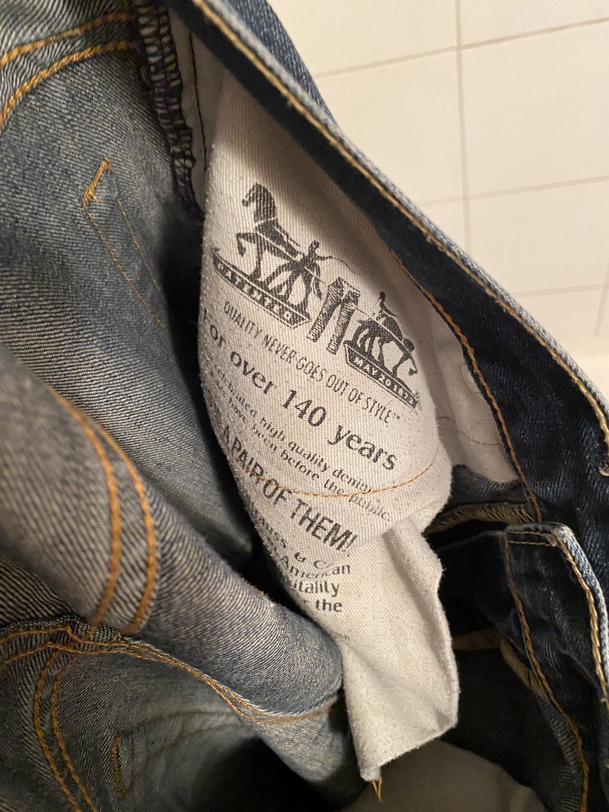Levi's × Levi's Vintage Clothing × Vintage Vintage Levi’s Jeans —USA-Made Classics |Timeless Fit & Fade Size US 32 / EU 48 - 3 Thumbnail