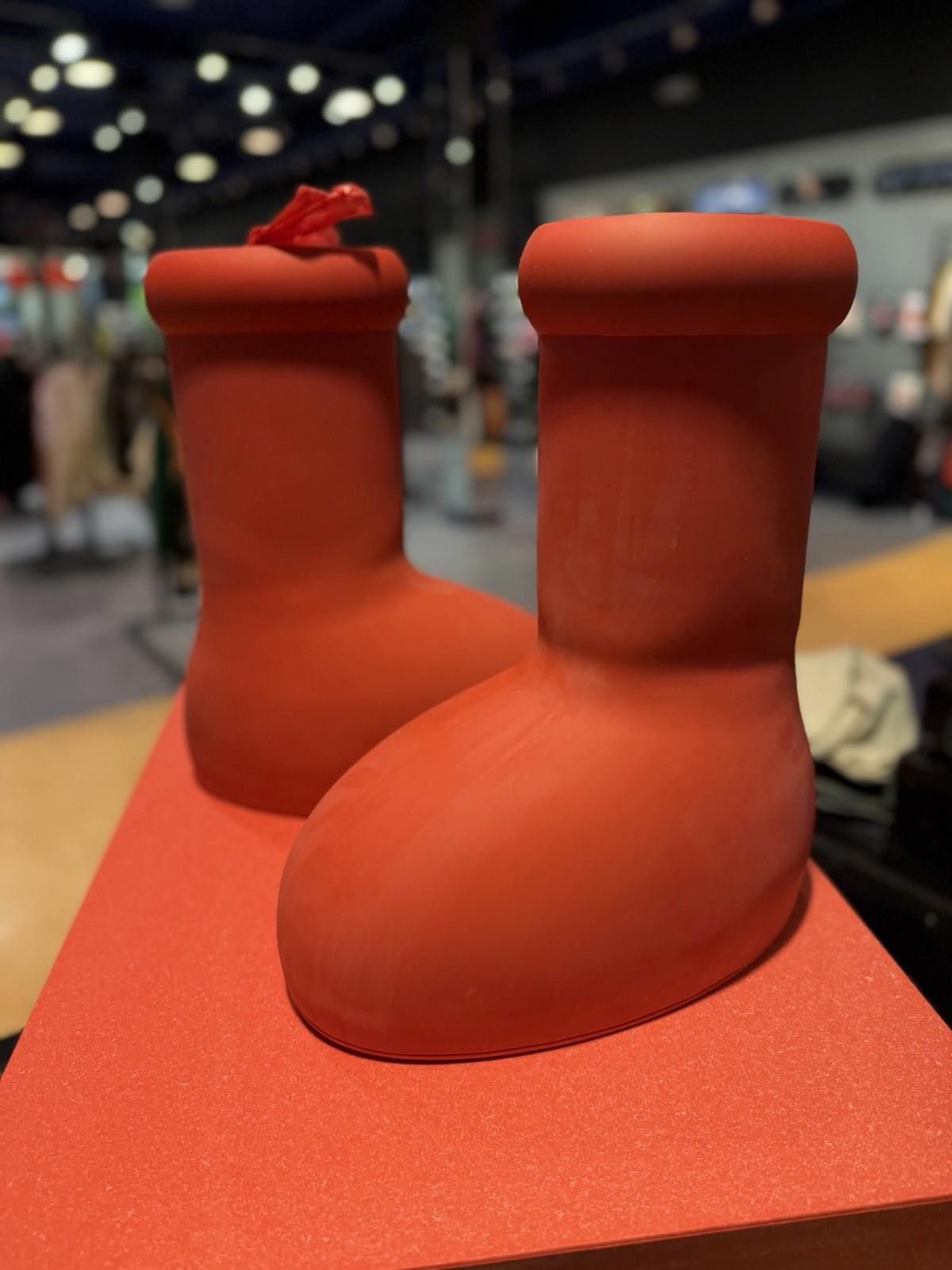 MSCHF MSCHF Big Red Boots Astro Boy MSCHF010 US Size 11 New Size US 11 / EU 44 - 2 Thumbnail