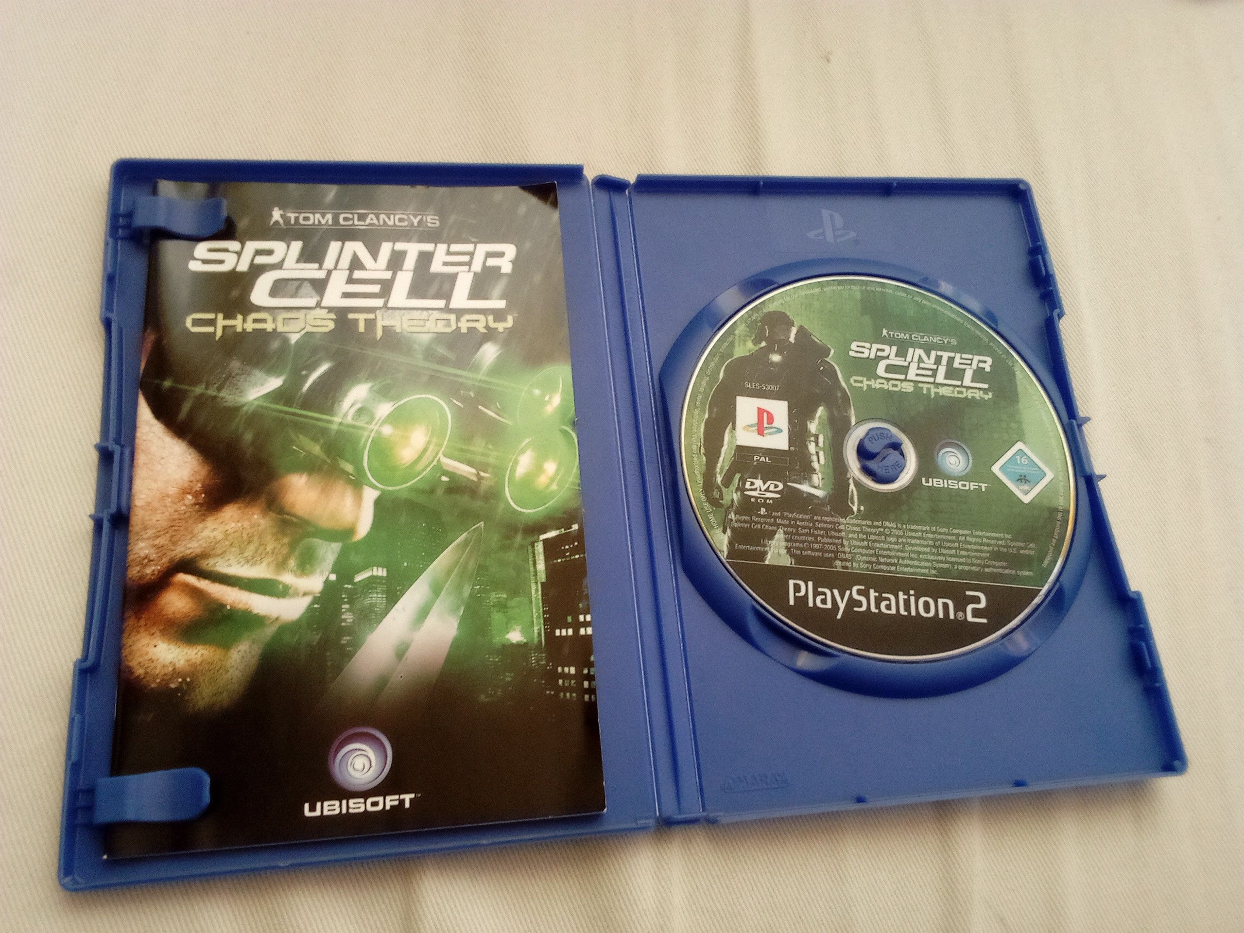Japanese Brand × Playstation × Sony PS2 'Splinter Cell: Chaos Theory' Original Playstation2 Game Size ONE SIZE - 2 Thumbnail