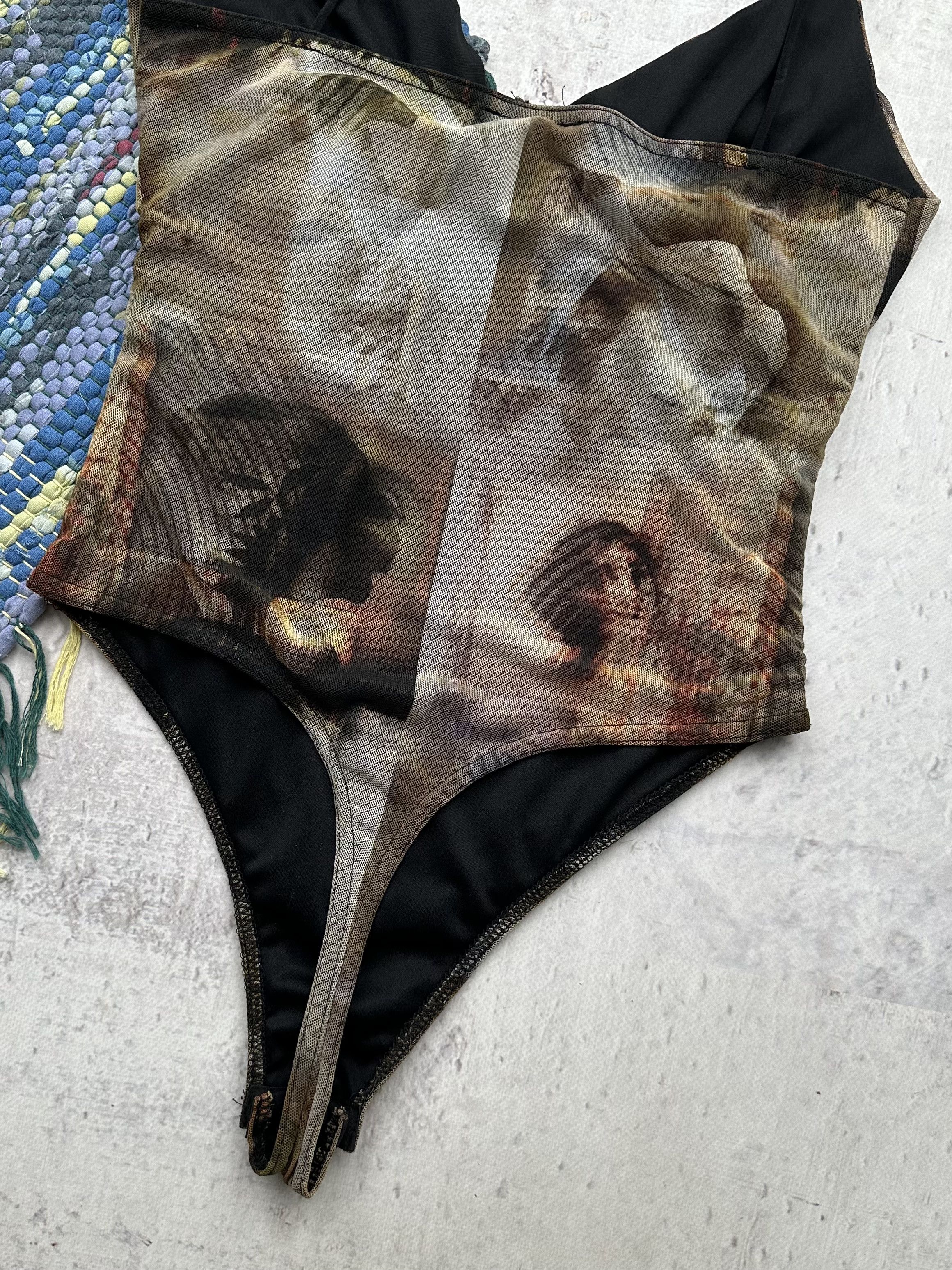Vintage Vintage Printed Bodysuit A579(299) Size S / US 4 / IT 40 - 6 Thumbnail