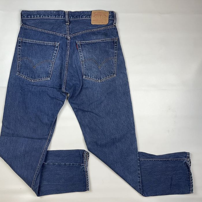 1980'S Levi's 505-0217 Chemical Wash Tapered Denim Pants, Men's W30 (approx.), Vintage unclear blue type Vintage Second Hand