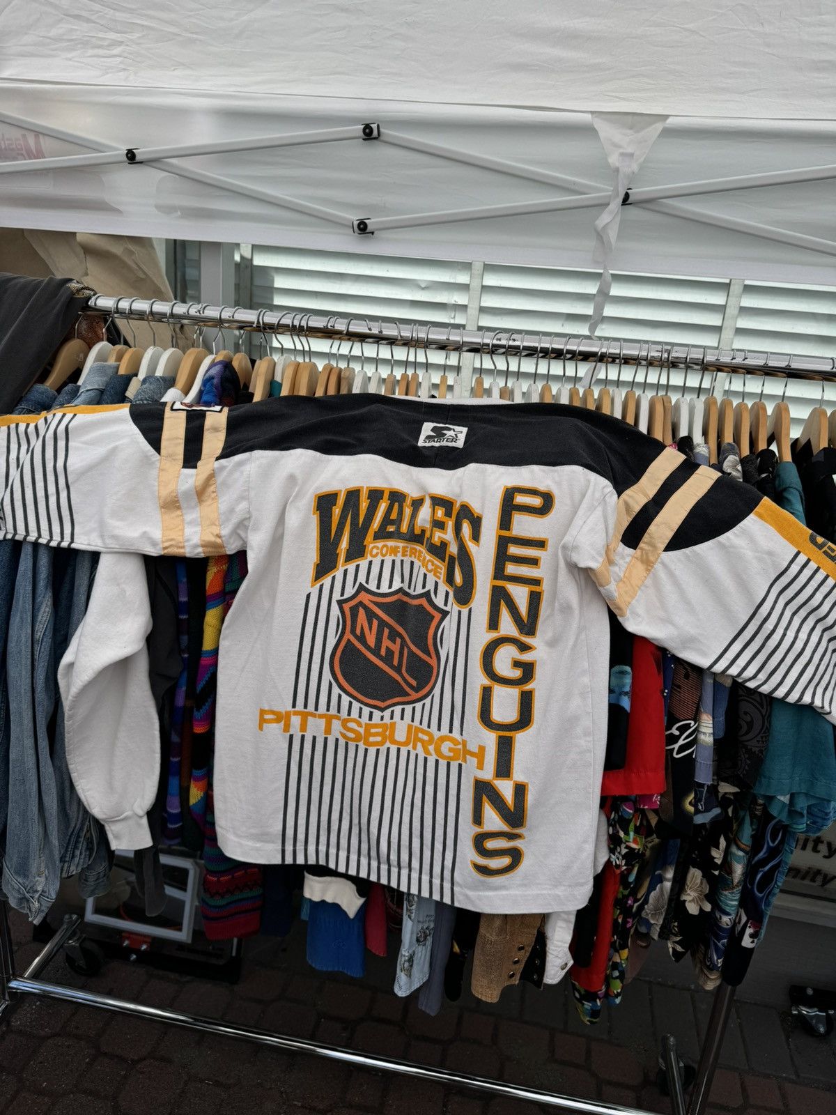 Starter × Vintage Vintage Pittsburgh Penguins Starter Jersey NHL Rare Hype Size US L / EU 52-54 / 3 - 3 Thumbnail