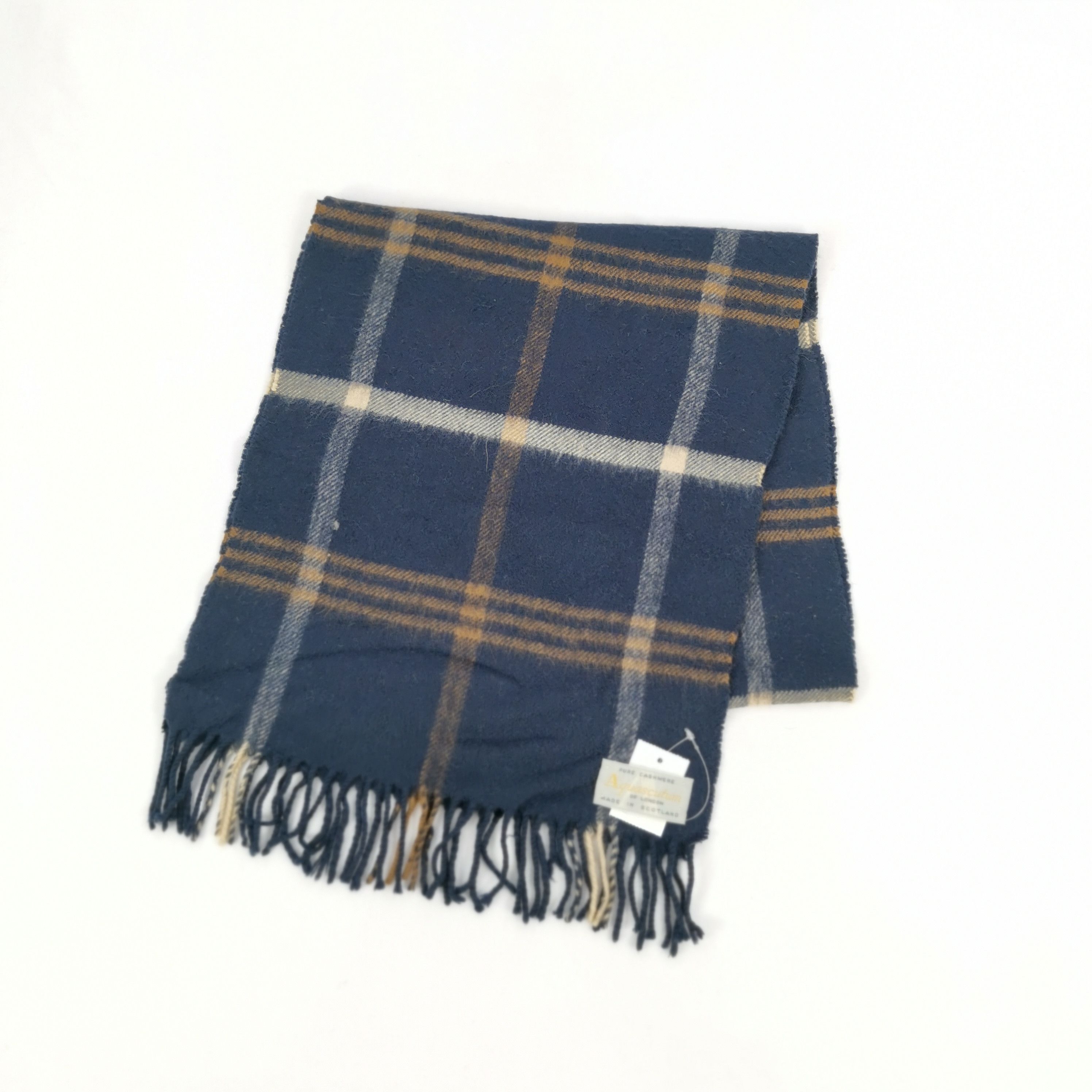 Aquascutum Vintage Aquascutum Scarf Muffler Cashmere Scarves Size ONE SIZE - 3 Thumbnail