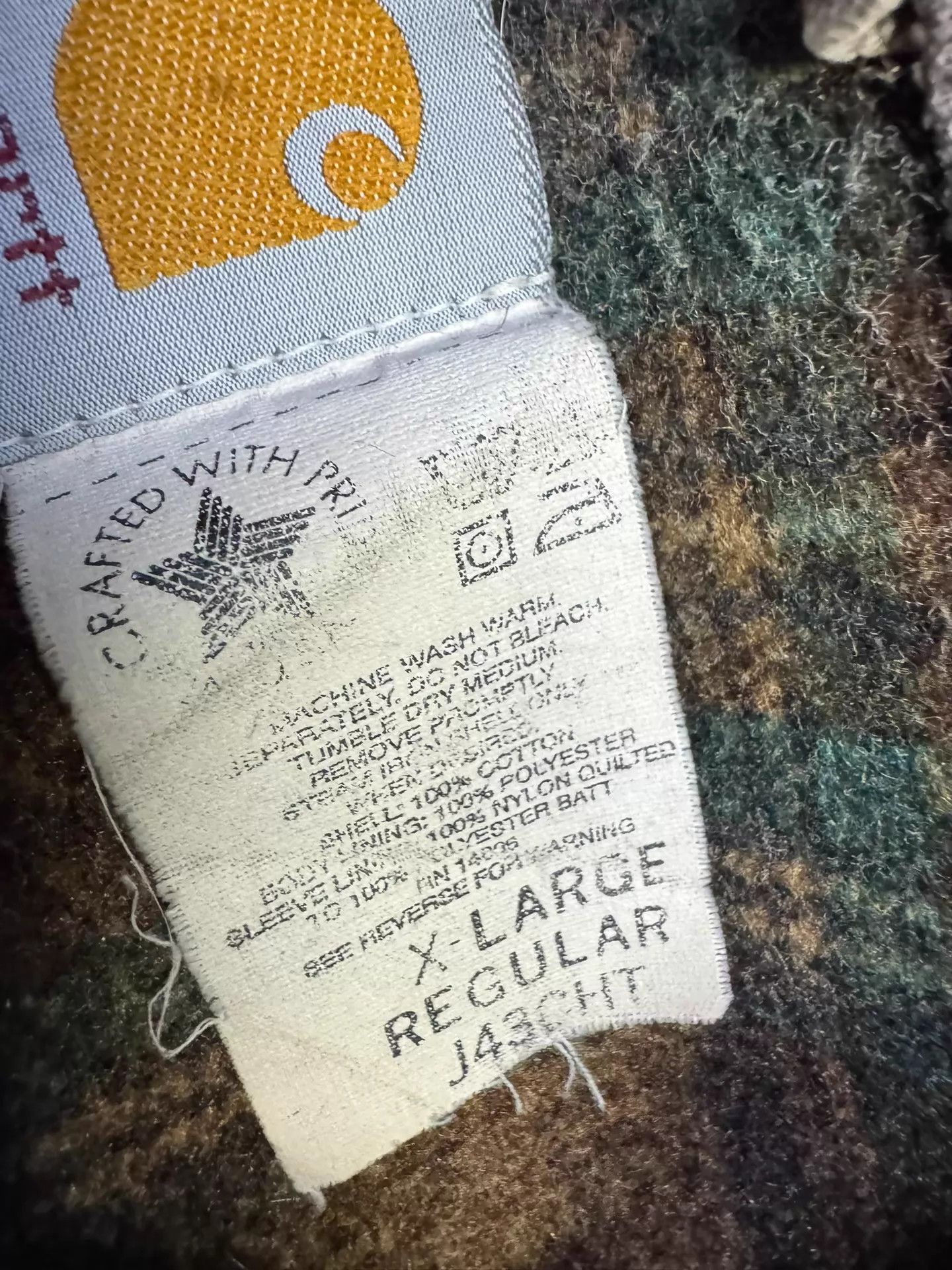 Carhartt Carhartt Detroit J43 Chestnut XL Vintage 1998 USA Size US XL / EU 56 / 4 - 9 Thumbnail