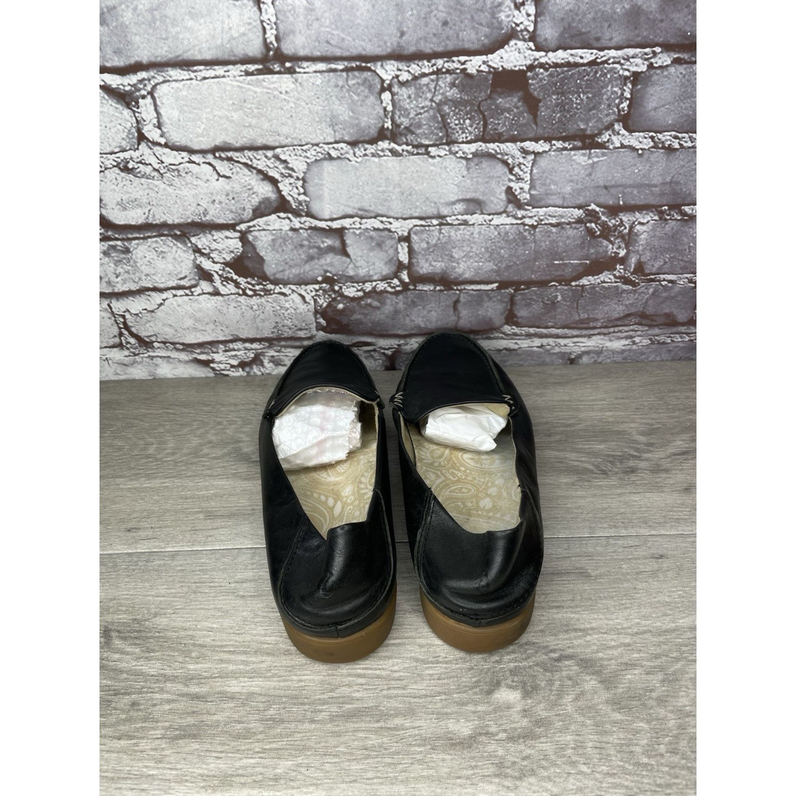 Olukai OluKai Kiele Black Leather Loafer Convertible Slip On Flats Size US 9 / IT 39 - 17 Thumbnail