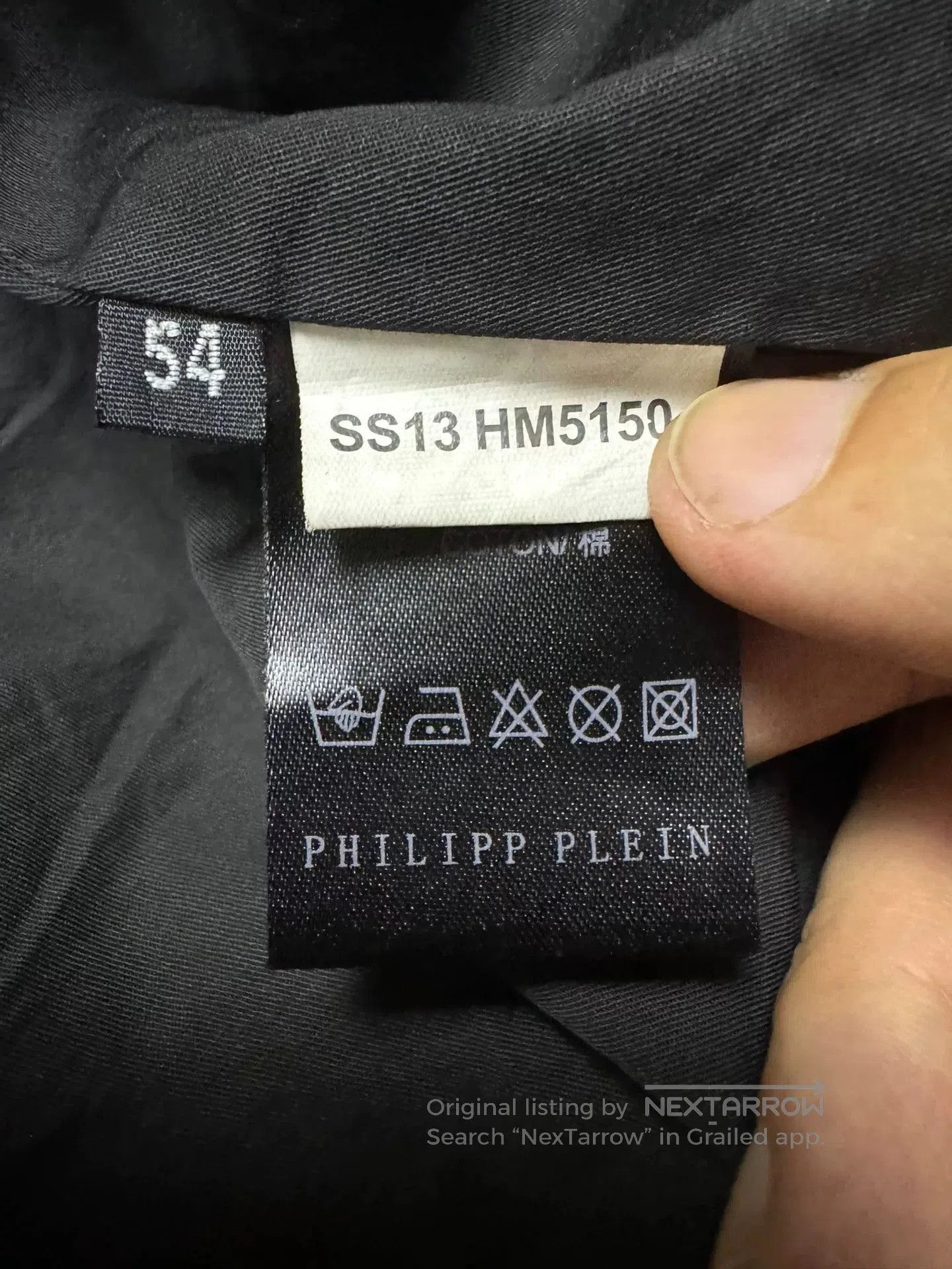 Philipp Plein Philipp Plein Leather Motorcycle Jacket. Size US M / EU 48-50 / 2 - 5 Thumbnail