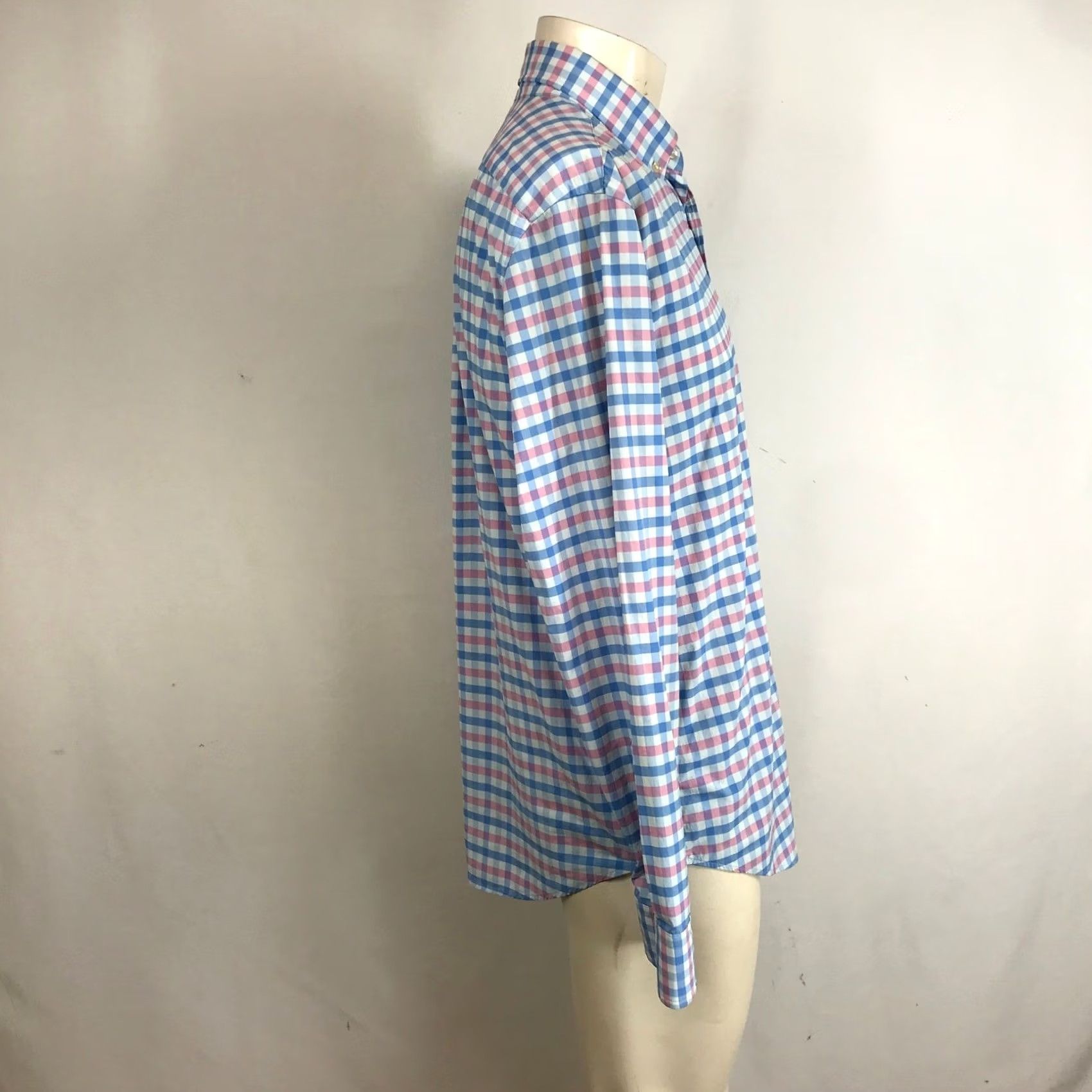 Vineyard Vines Vineyard Vines Slim Fit Whale Shirt Men's M Gingham Check Button Down Blue Size US M / EU 48-50 / 2 - 4 Thumbnail