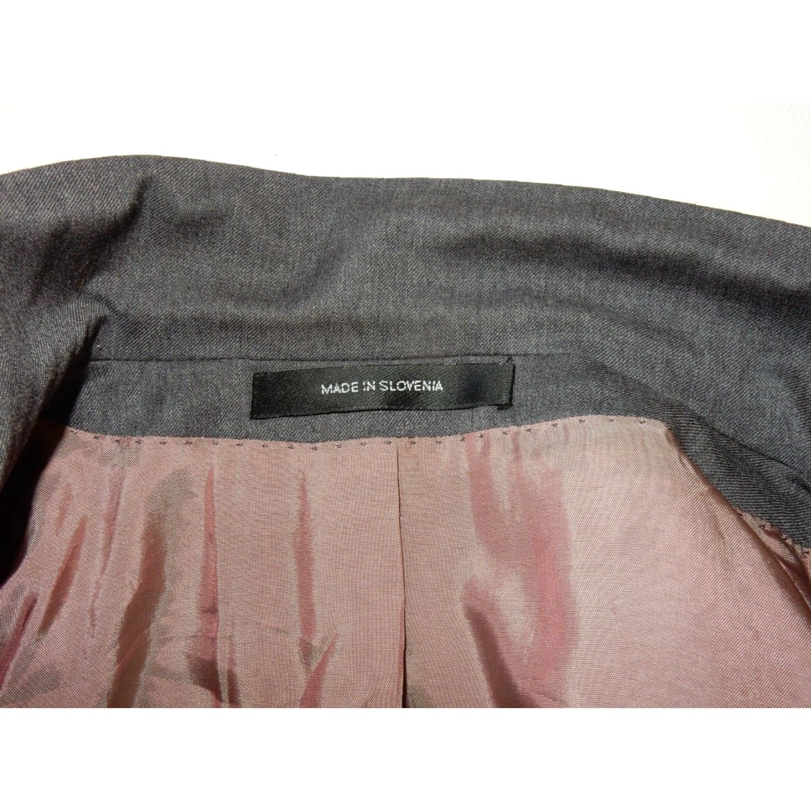 Hugo Boss VINTAGE HUGO BOSS Men's Blazer Sport Coat Jacket Size 42L Gray 90s Movie Inspiration US Size 42R - 7 Thumbnail