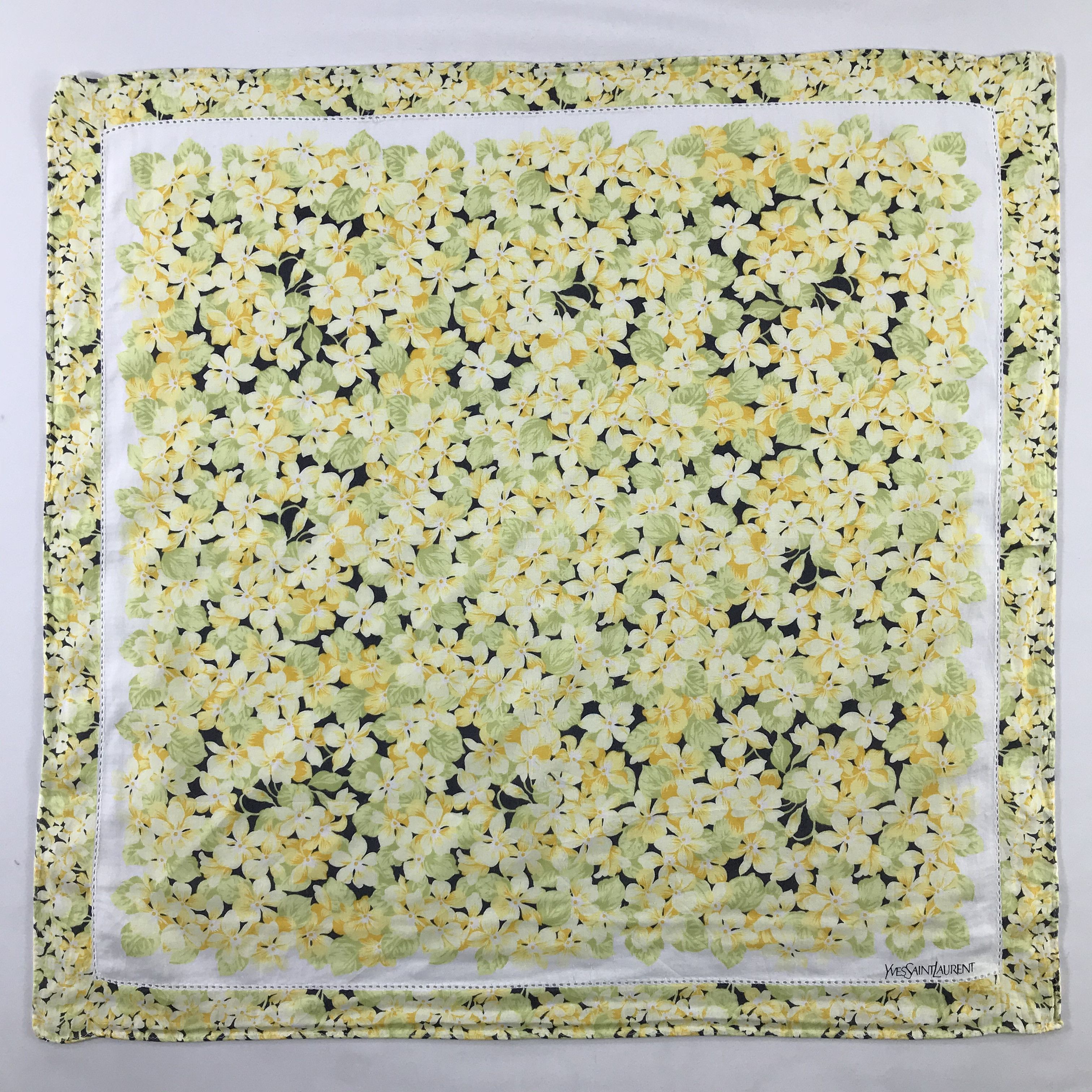 Vintage × Yves Saint Laurent Yves Saint Laurent Bandana / Handkerchief /Neckerchief -S424 Size ONE SIZE - 1 Thumbnail