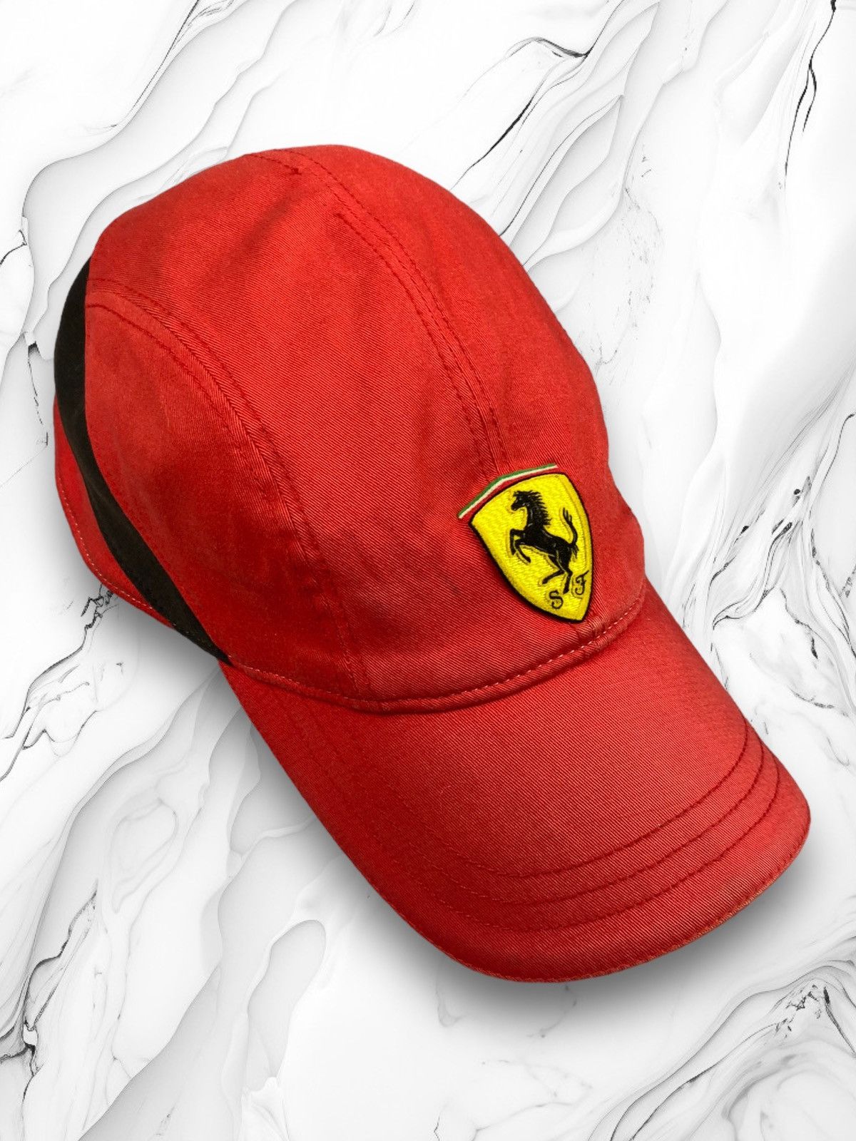 Ferrari × Vintage Vintage Ferrari Racing Cap Hats Size ONE SIZE - 1 Thumbnail