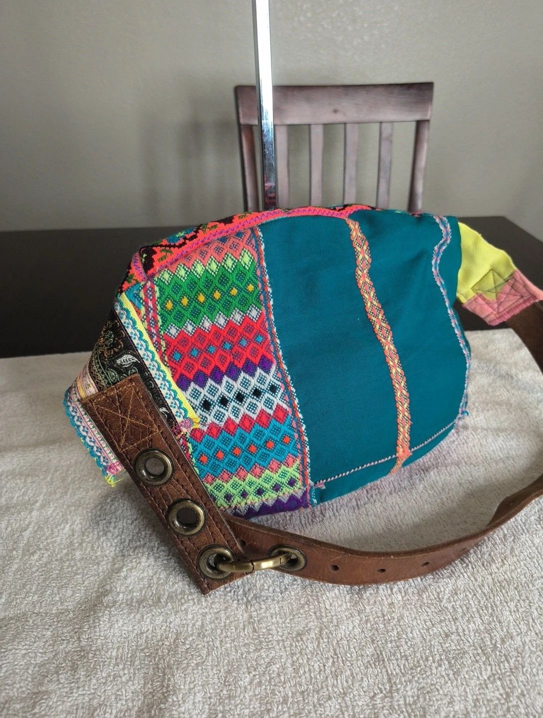 Other Bag Handmade Repurposed Vintage Cross The Body Size ONE SIZE - 1 Thumbnail