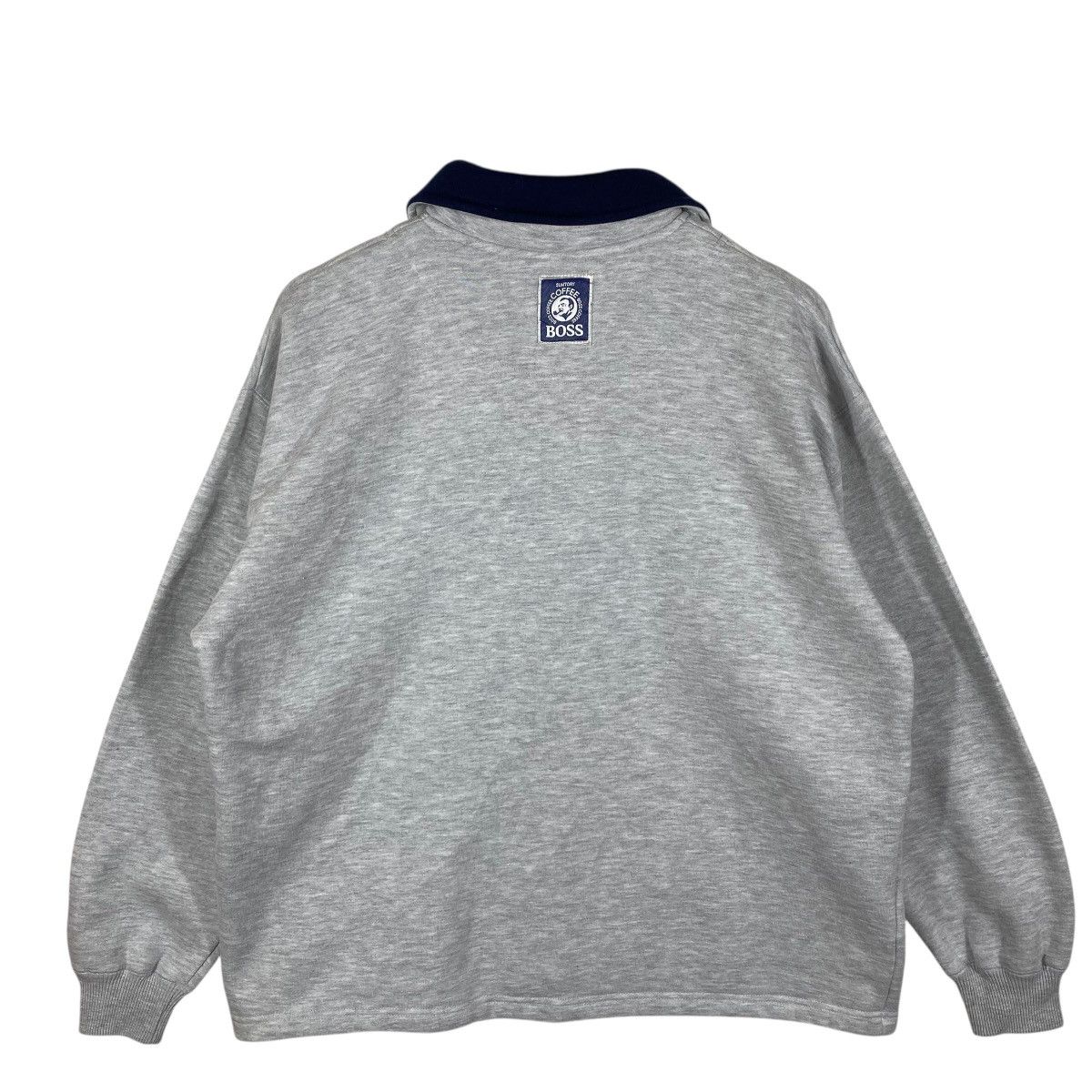 Vintage Vintage Suntory Coffee Boss Half Zip Pullover Sweatshirt Size US L / EU 52-54 / 3 - 10 Thumbnail