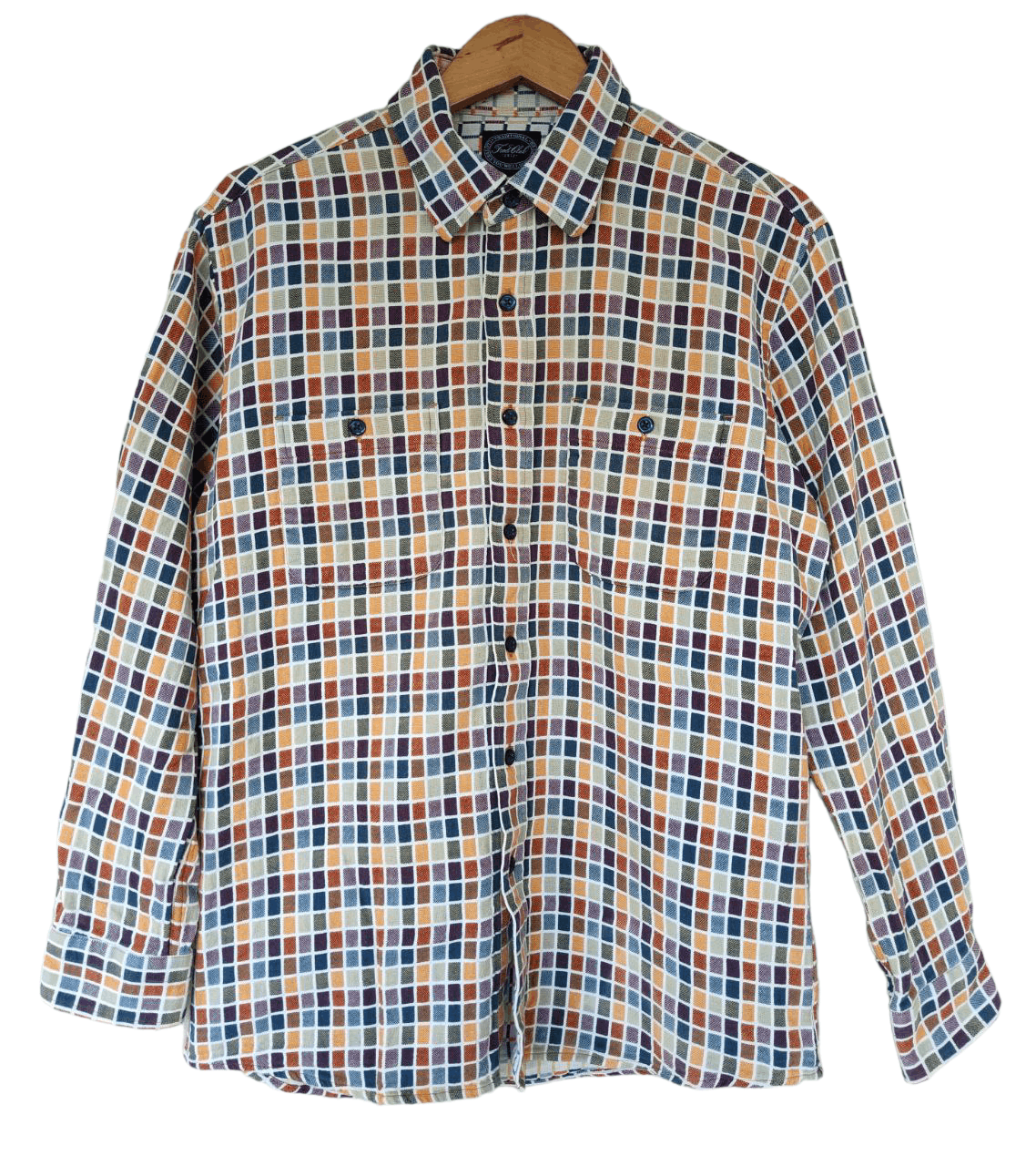 Flannel Vintage Trad Club Checked Shirt Size US M / EU 48-50 / 2 - 1 Thumbnail