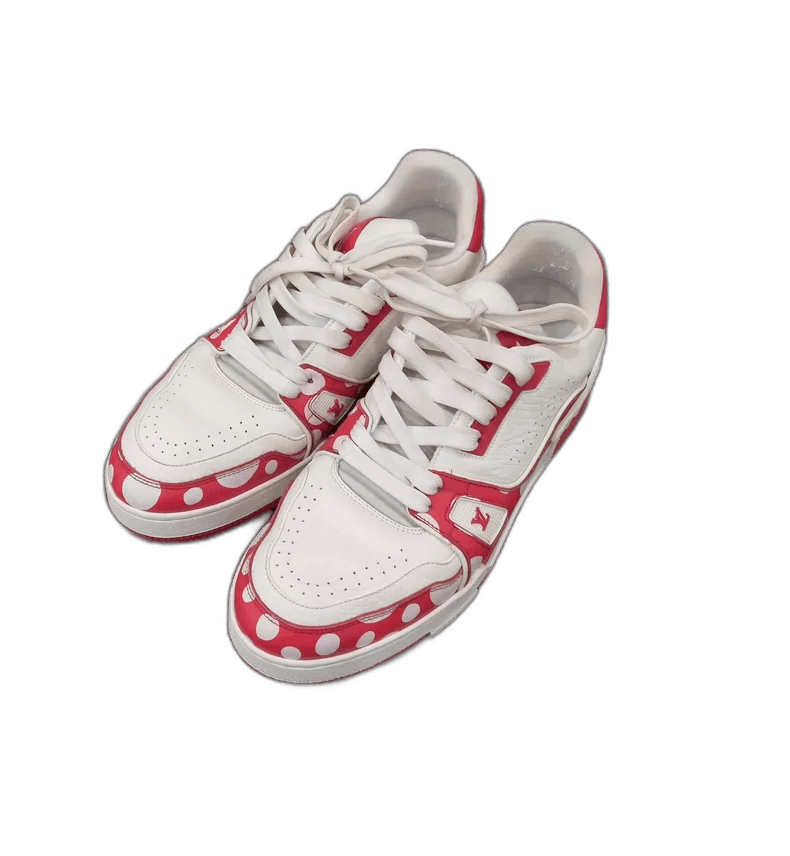 Louis Vuitton Louis Vuitton Trainer Sneakers in Red and White-2507 Size US 8.5 / EU 41-42 - 1 Thumbnail