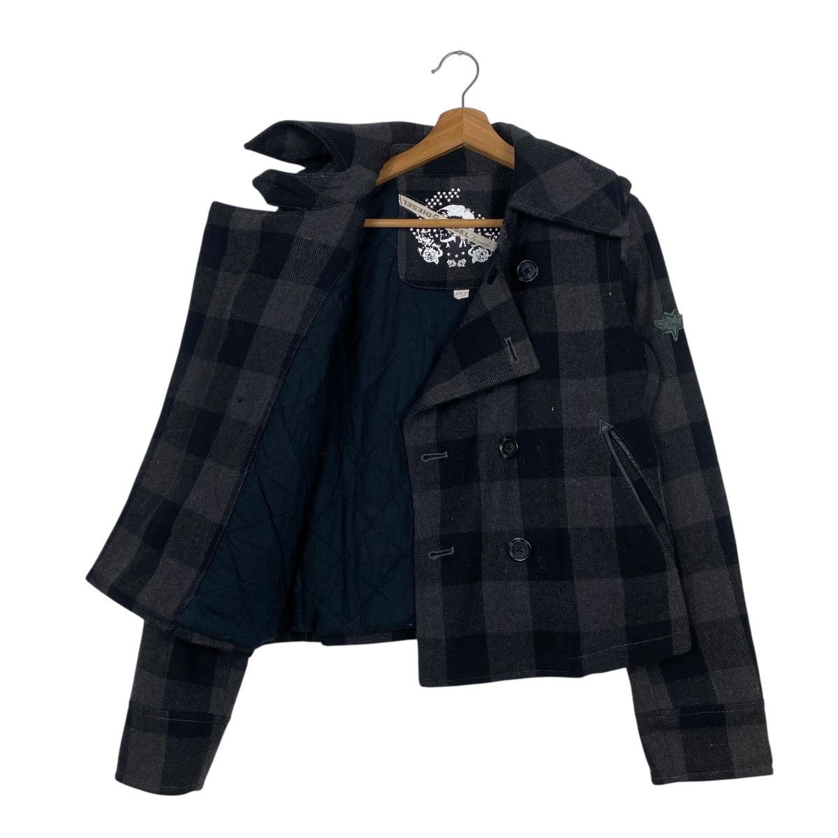 Diesel Diesel double breasted tartan jacket Size US S / EU 44-46 / 1 - 9 Thumbnail