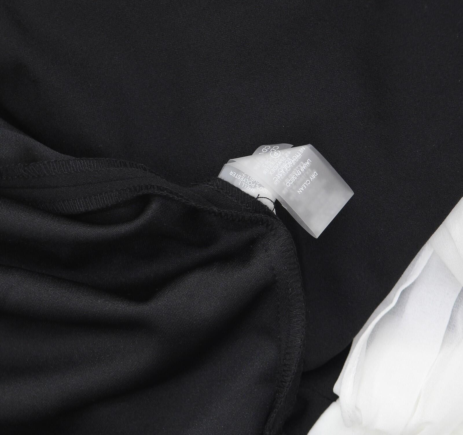Calvin Klein Nwt Calvin Klein Sash Crepe Skirted Dress Cream / Black 14 Size XL / US 12-14 / IT 48-50 - 6 Thumbnail
