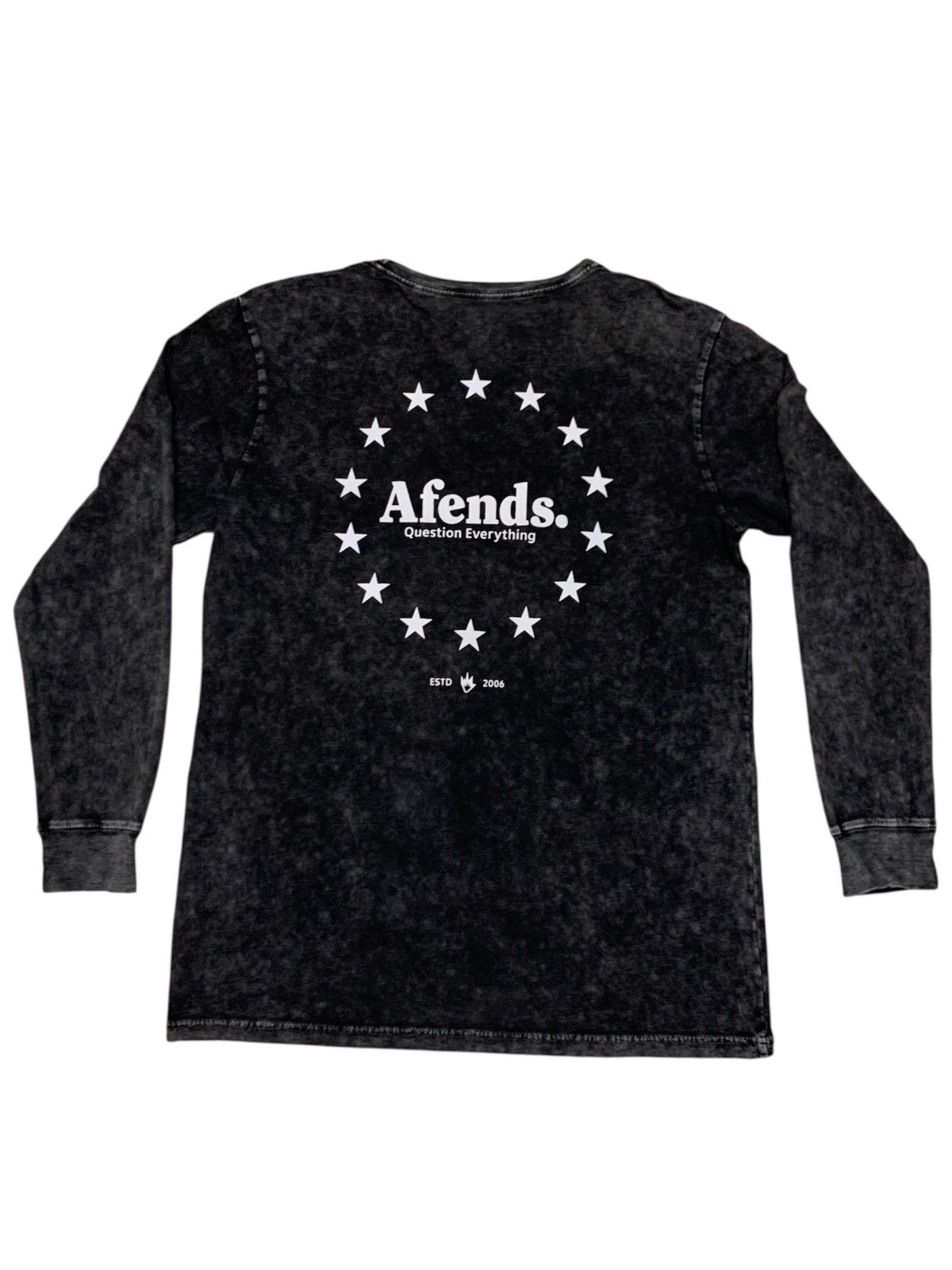 Afends Afends Acid Wash backprint longsleeve Size US M / EU 48-50 / 2 - 1 Thumbnail