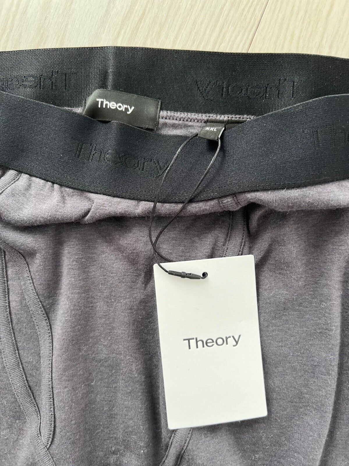 Theory Theory Thermal Pant Alp Rib Charcoal Grey ( XXL ) Size 42 - 2 Thumbnail