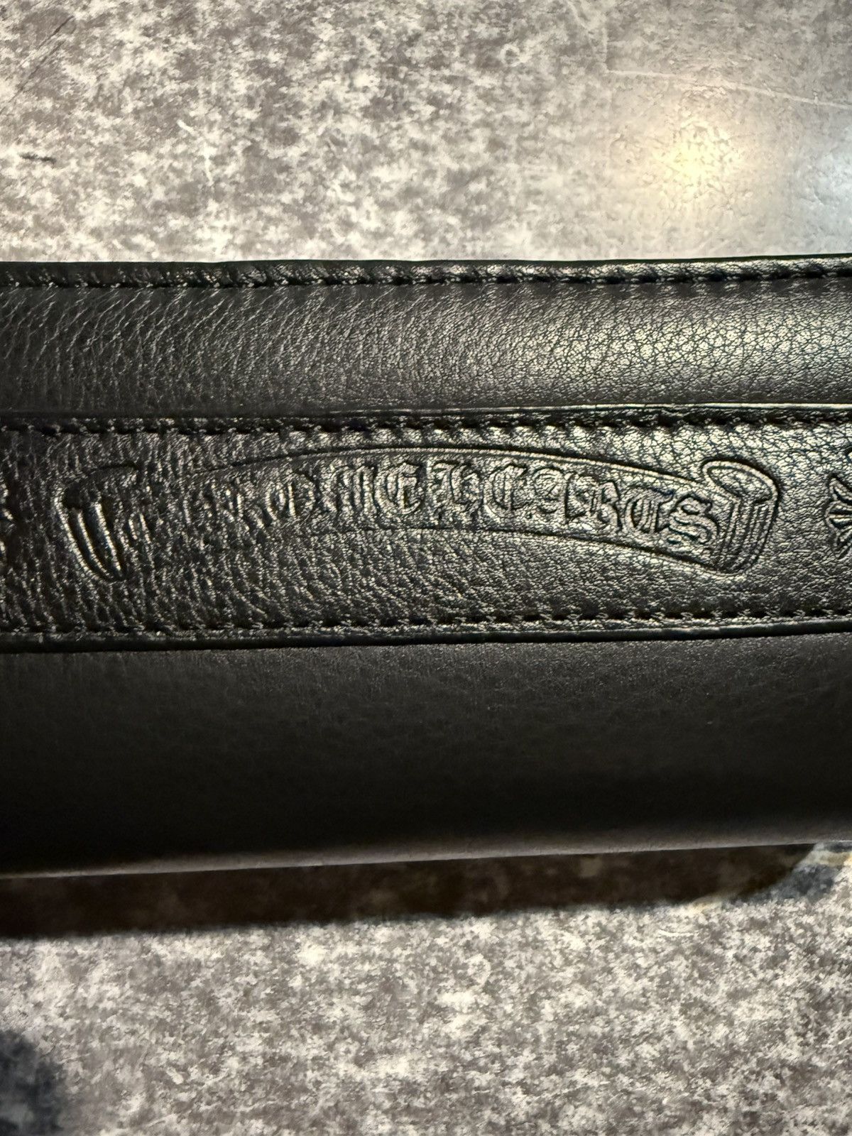 Chrome Hearts Chrome Hearts Sunglasses Case Black Leather Size ONE SIZE - 2 Thumbnail