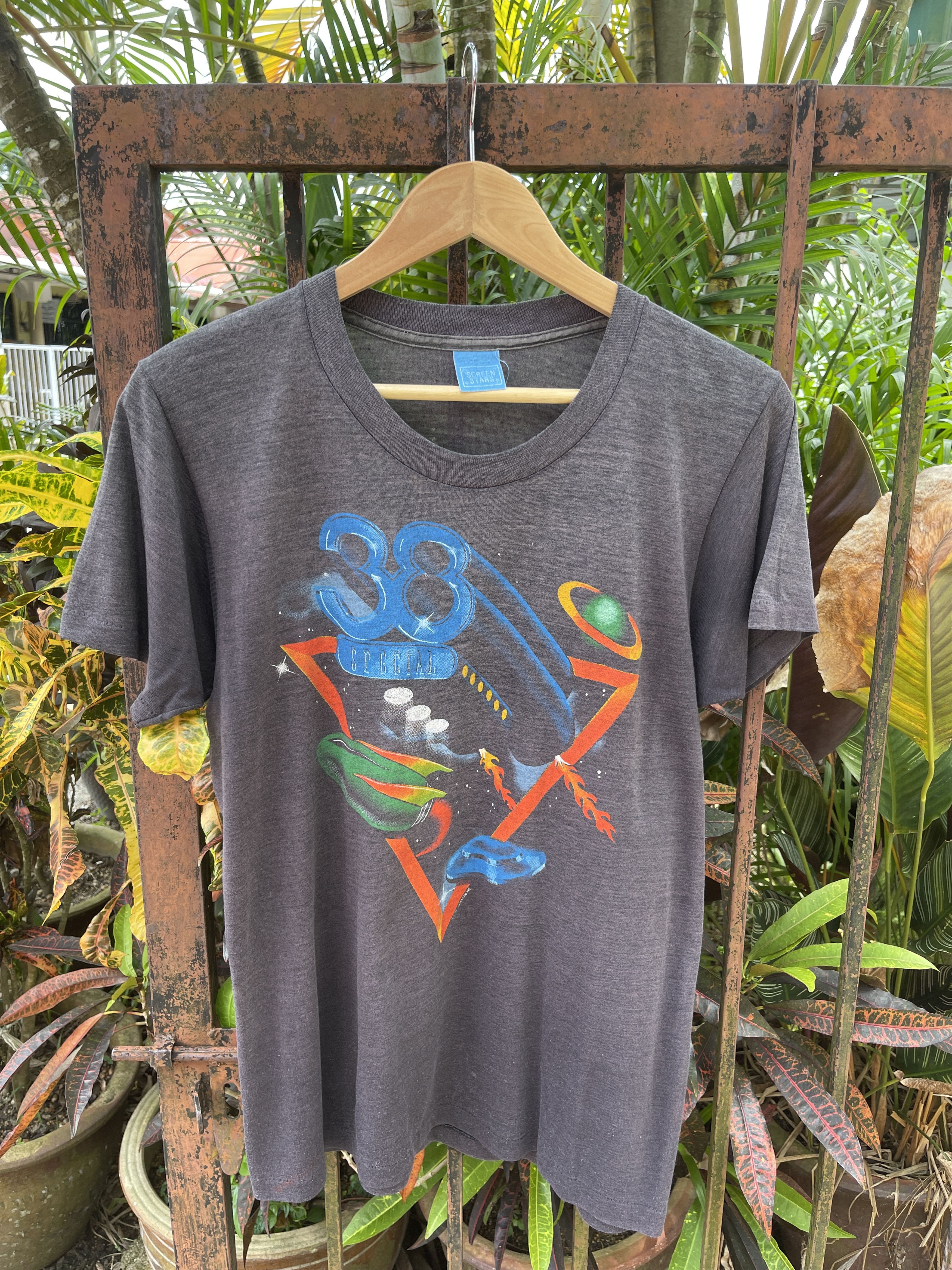 Band Tees Last Drop🔥Rare🔥Vintage 80s 38 Special Force Tour T-Shirr Size US S / EU 44-46 / 1 - 1 Thumbnail