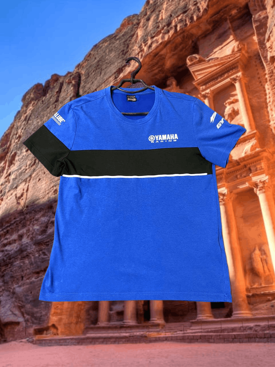 Yamaha Vintage blue Yamaha logo T-Shirt Y2K luxury streetwear Size US L / EU 52-54 / 3 - 1 Thumbnail