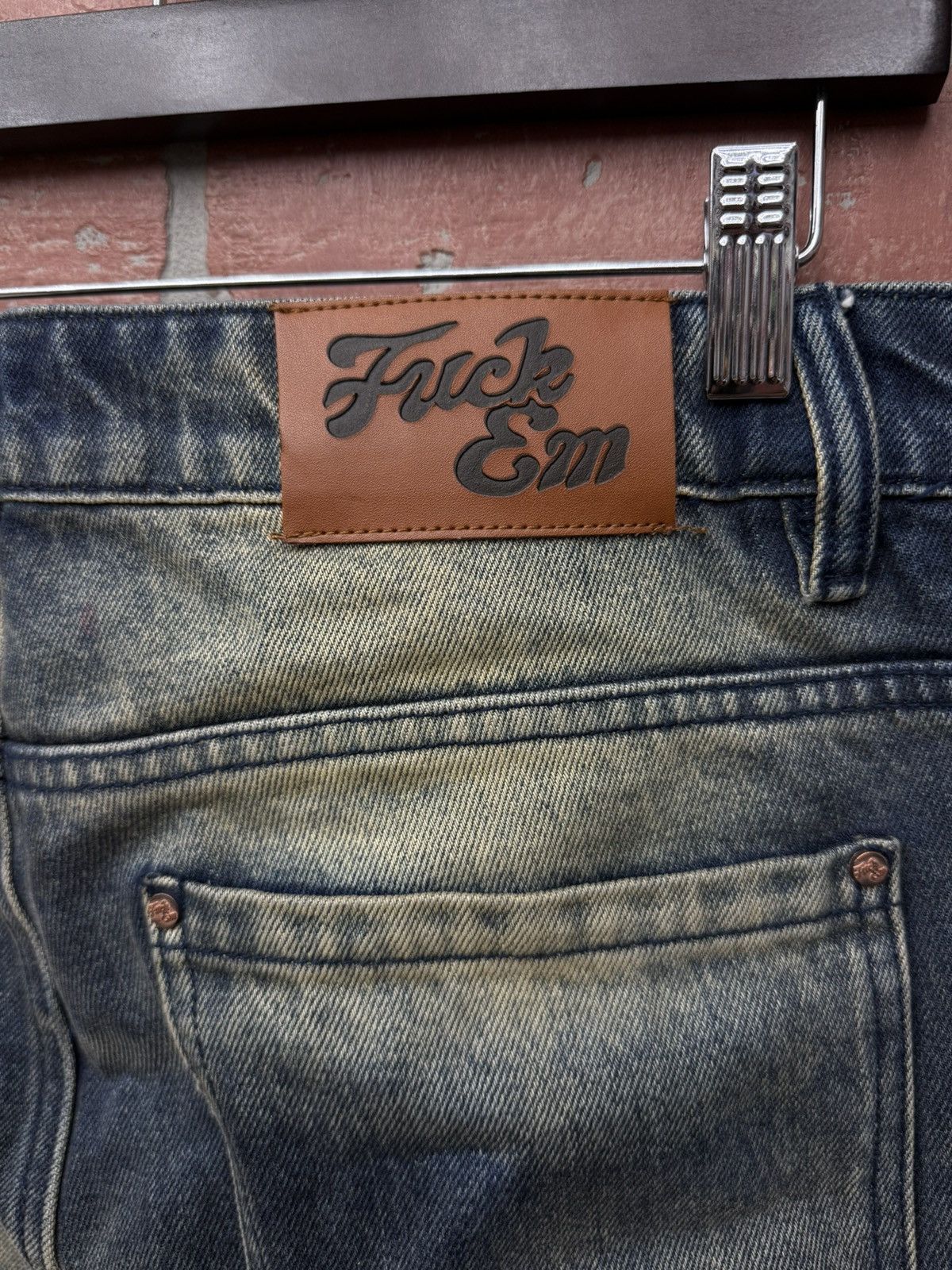 Other Fuck EM Denim Pants Dark Blue Size (32) Size US 32 / EU 48 - 10 Thumbnail