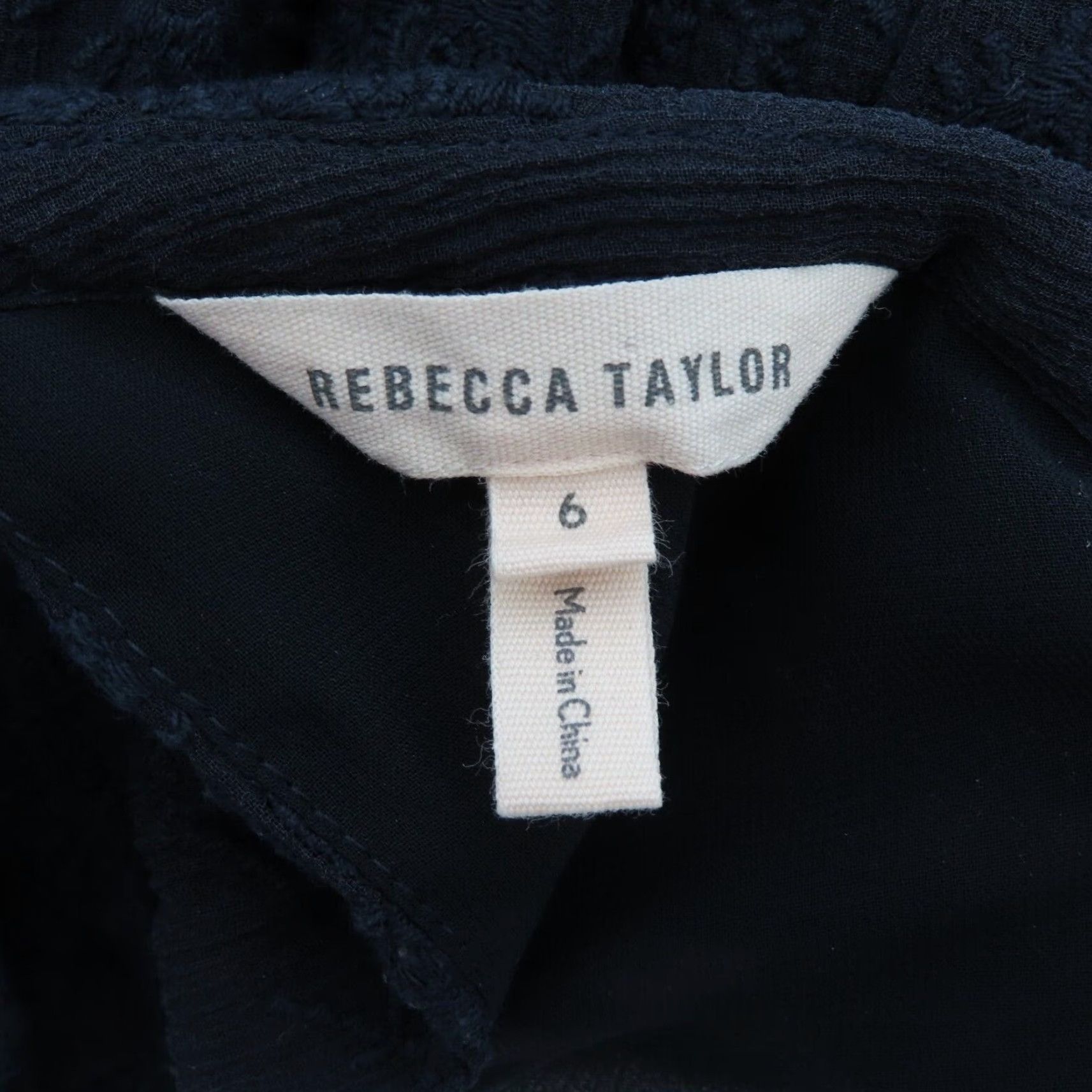 Rebecca Taylor Rebecca Taylor Women Blouse Shirt Top 6 Blue Embroidered Cold Shoulder Long Sleeve Silk Size M / US 6-8 / IT 42-44 - 7 Thumbnail