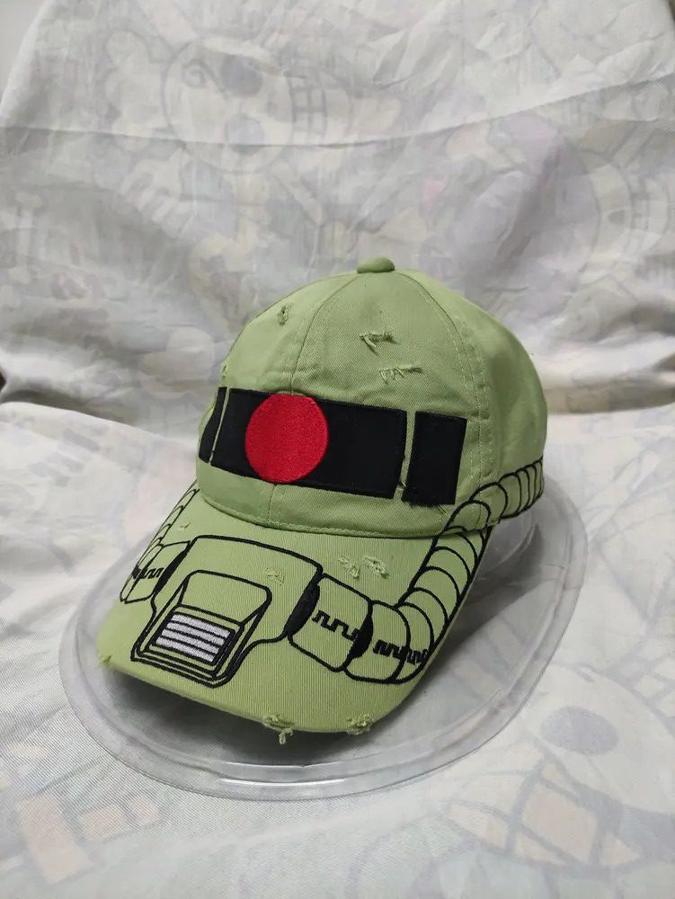 Anime RARE DESIGN 💥BANDAI GUNDAM ZAKU VINTAGE CAP Size ONE SIZE - 7 Thumbnail