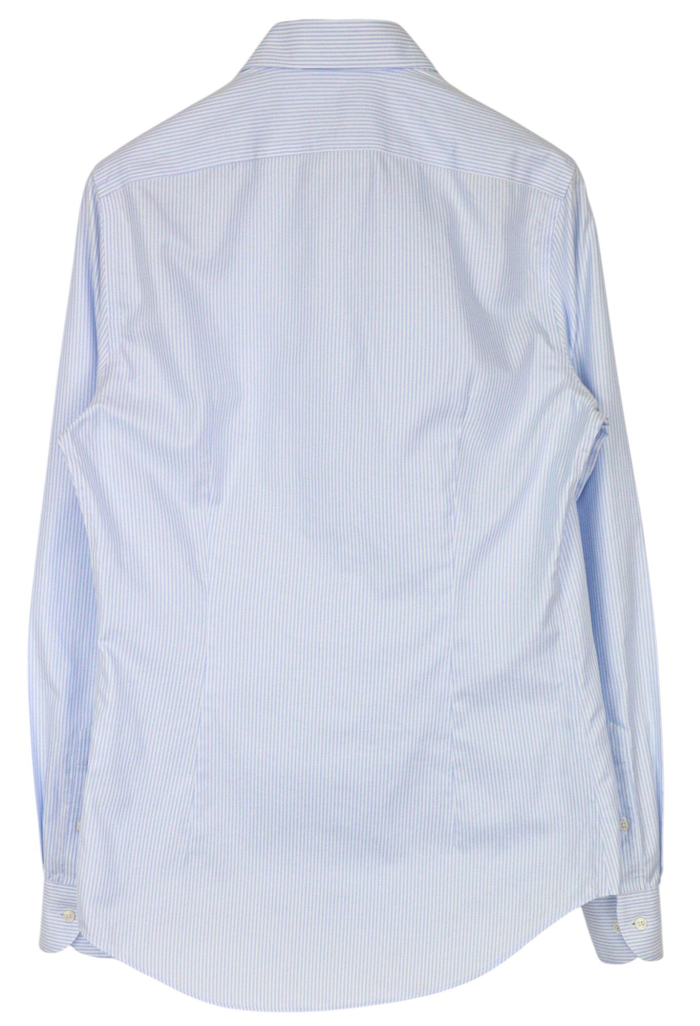 Suitsupply 40L/15 3/4L Extra Slim Blue Cotton Shirt 78579 Size 40L - 2 Thumbnail