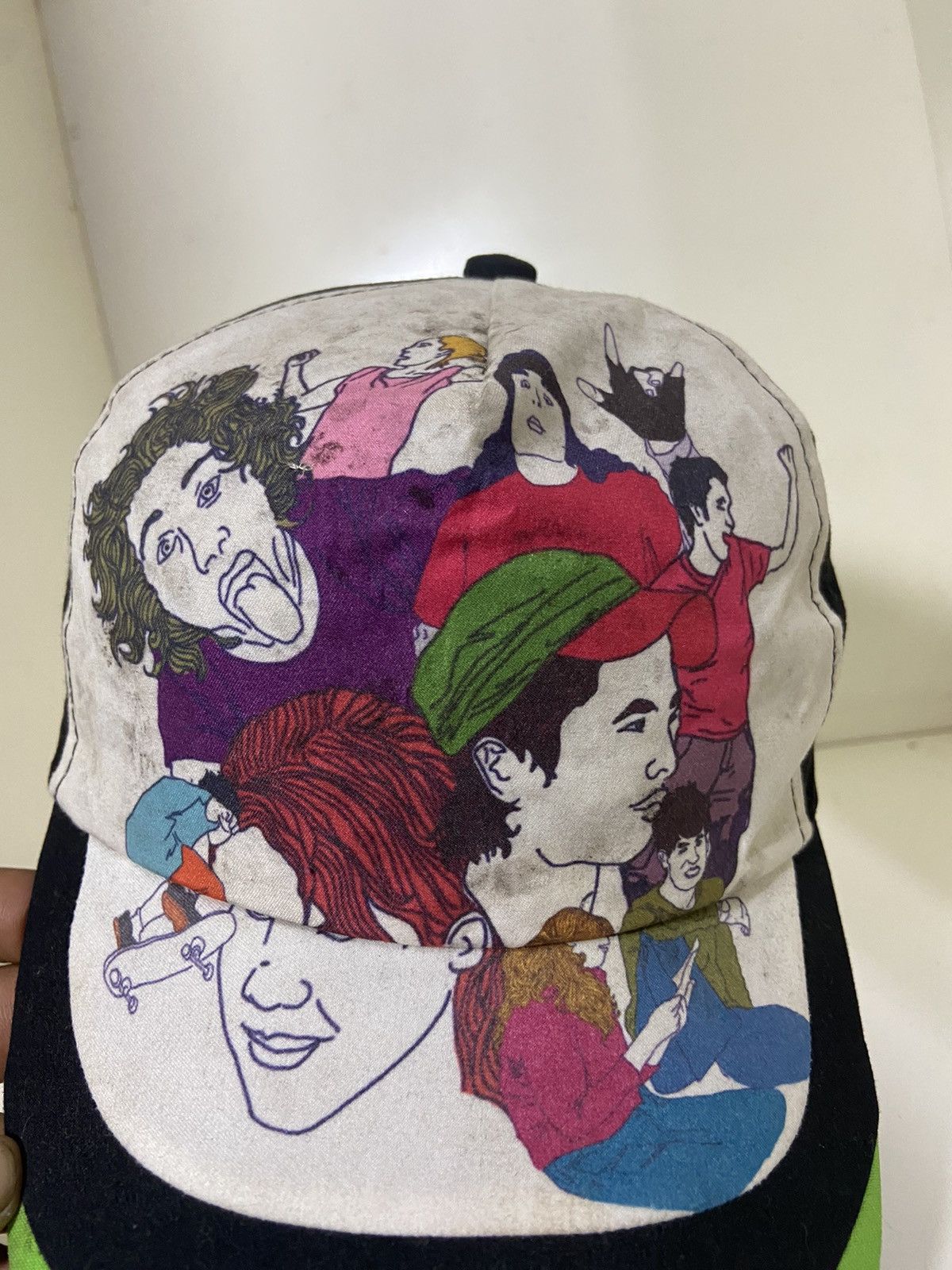 Japanese Brand × Le Grande Bleu (L.G.B.) vintage Y2K hat caricature image Size ONE SIZE - 2 Thumbnail