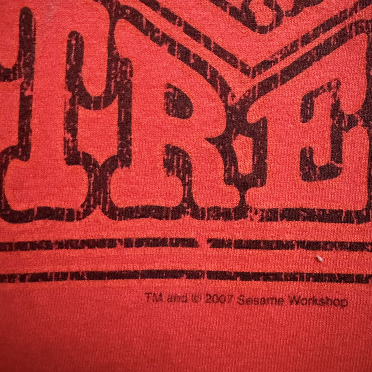 Fruit Of The Loom Vintage Y2K Sesame Street T-Shirt Size US L / EU 52-54 / 3 - 5 Thumbnail