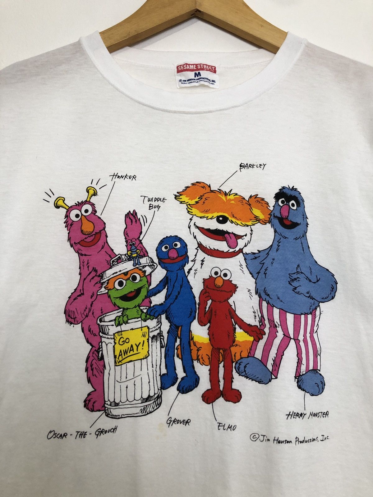 Vintage Vintage Sesame Street Characters T-Shirt Size US M / EU 48-50 / 2 - 2 Thumbnail