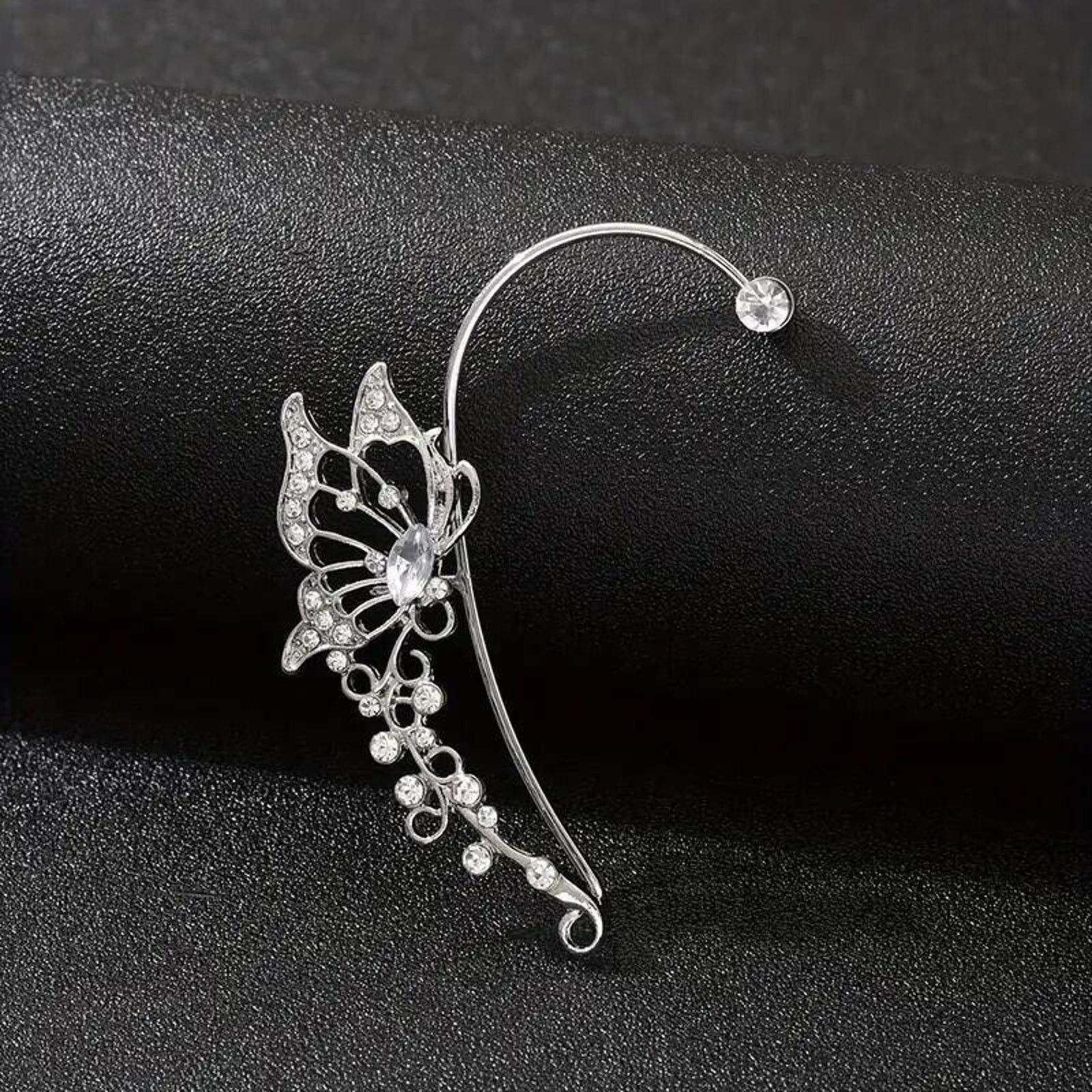 Other Butterfly Earrings • Wrap-Around Over Ear •Zircon •Right Ear Size ONE SIZE - 3 Thumbnail