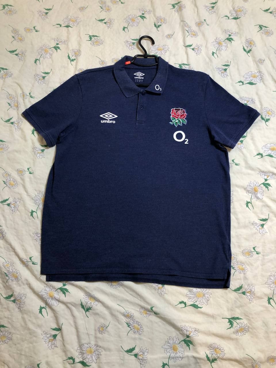 Umbro Umbro England Vintage Mens Rugby Polo Shirt Y2K Size US XL / EU 56 / 4 - 1 Thumbnail