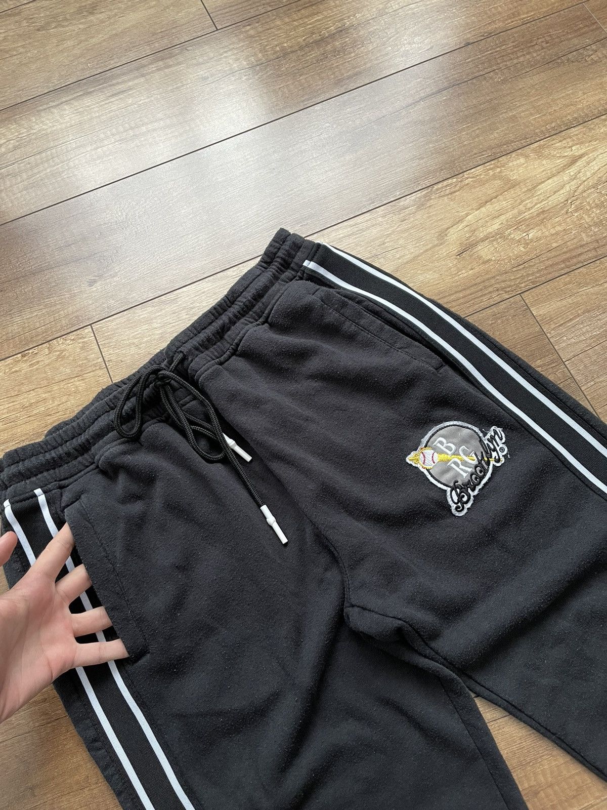 MLB NLBM Vintage Joggers Sweatpants BRG Brooklyn 90s Size US 34 / EU 50 - 4 Thumbnail