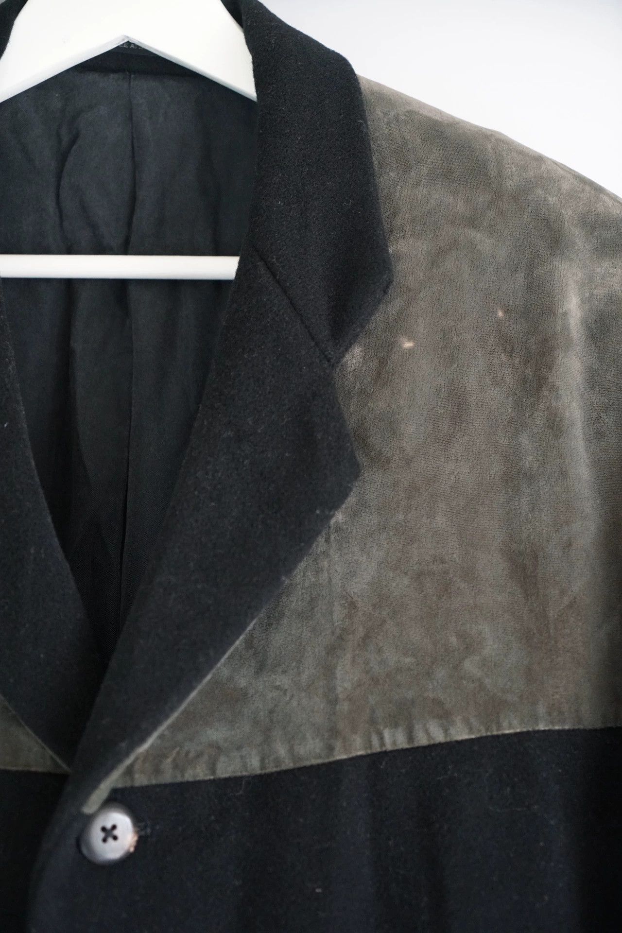 Yohji Yamamoto Yohji Yamamoto 88AW Moss Green Velvet Wool Blazer Size US M / EU 48-50 / 2 - 3 Thumbnail