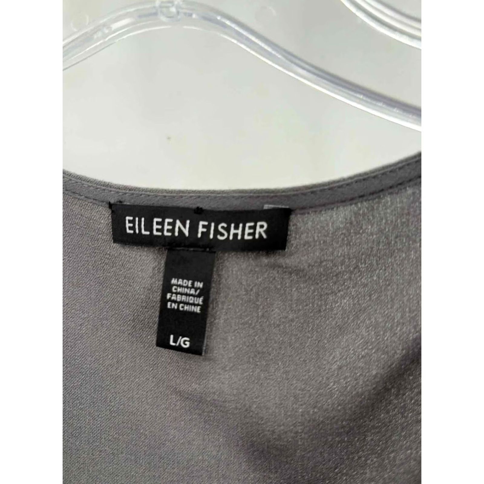 Eileen Fisher Eileen Fisher Tank Top Size Large Grey Pre-Owned Size L / US 10 / IT 46 - 3 Thumbnail
