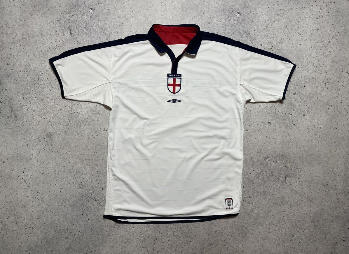 Umbro Vintage Umbro England National Team Reversible Soccer Shirt Size US XL / EU 56 / 4 - 1 Thumbnail