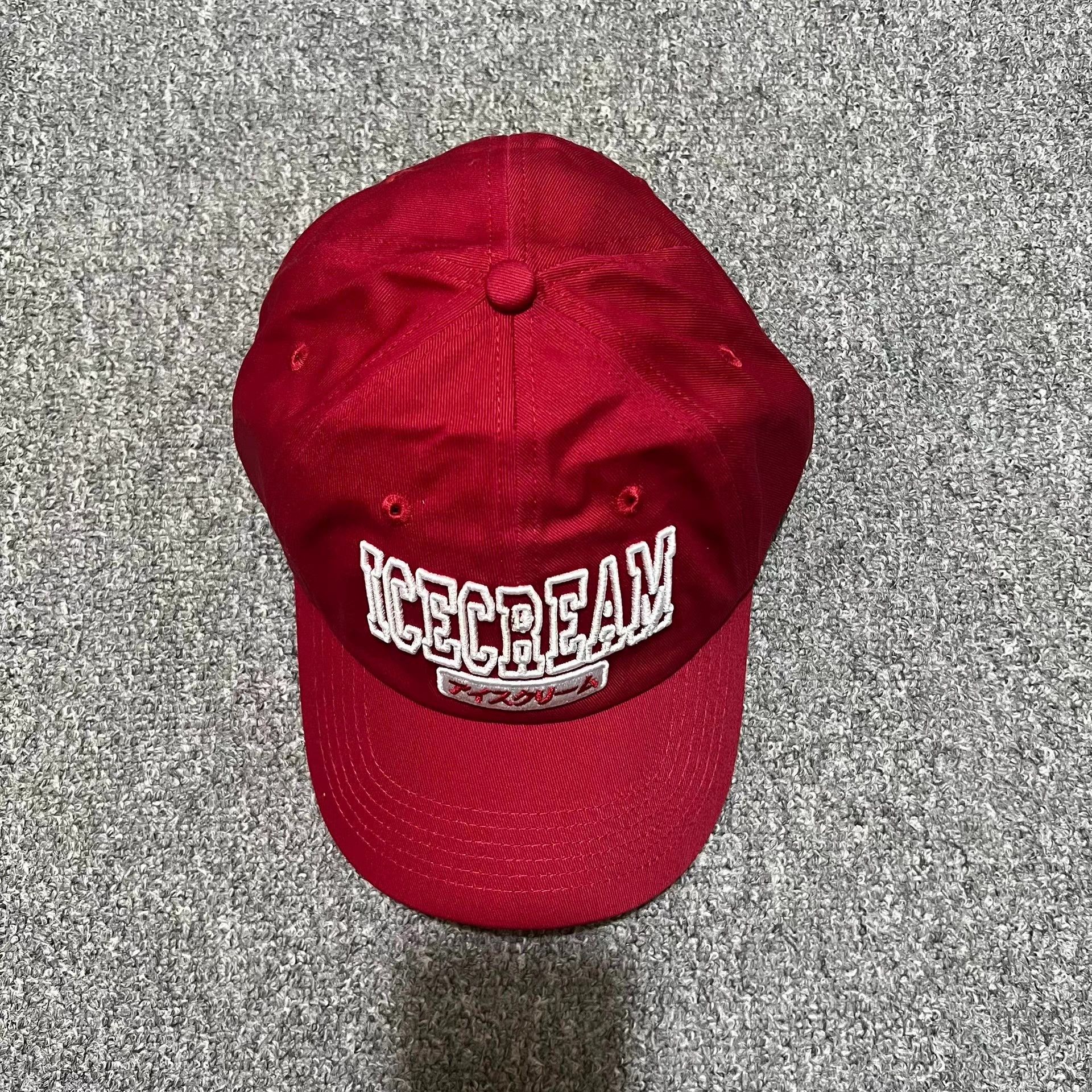 Billionaire Boys Club BBC ICECREAM Embroidered Curved Brim Baseball Cap Q7 Size ONE SIZE - 7 Thumbnail